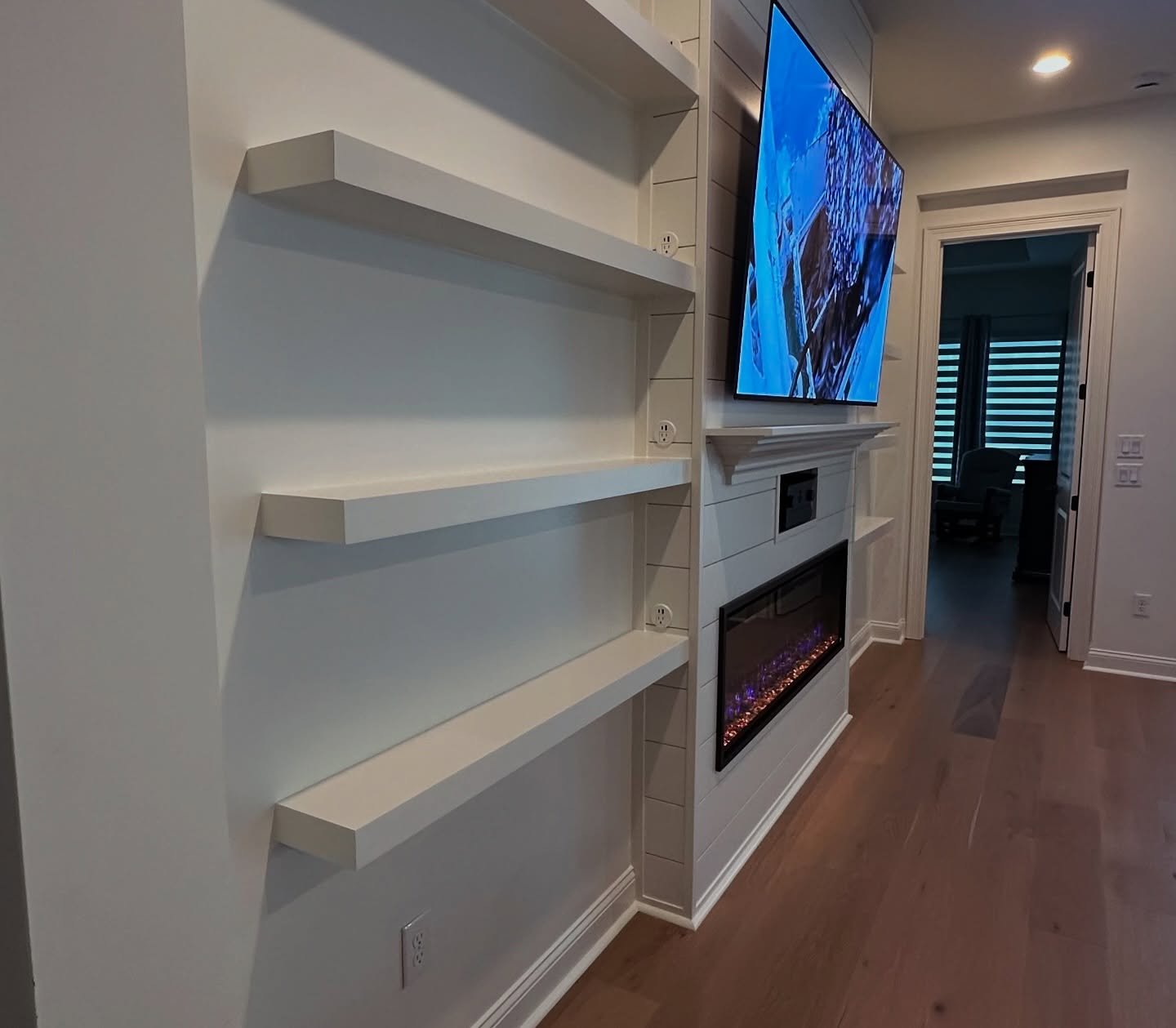 TV Entertainment Centers project by AVP Construction JAX
