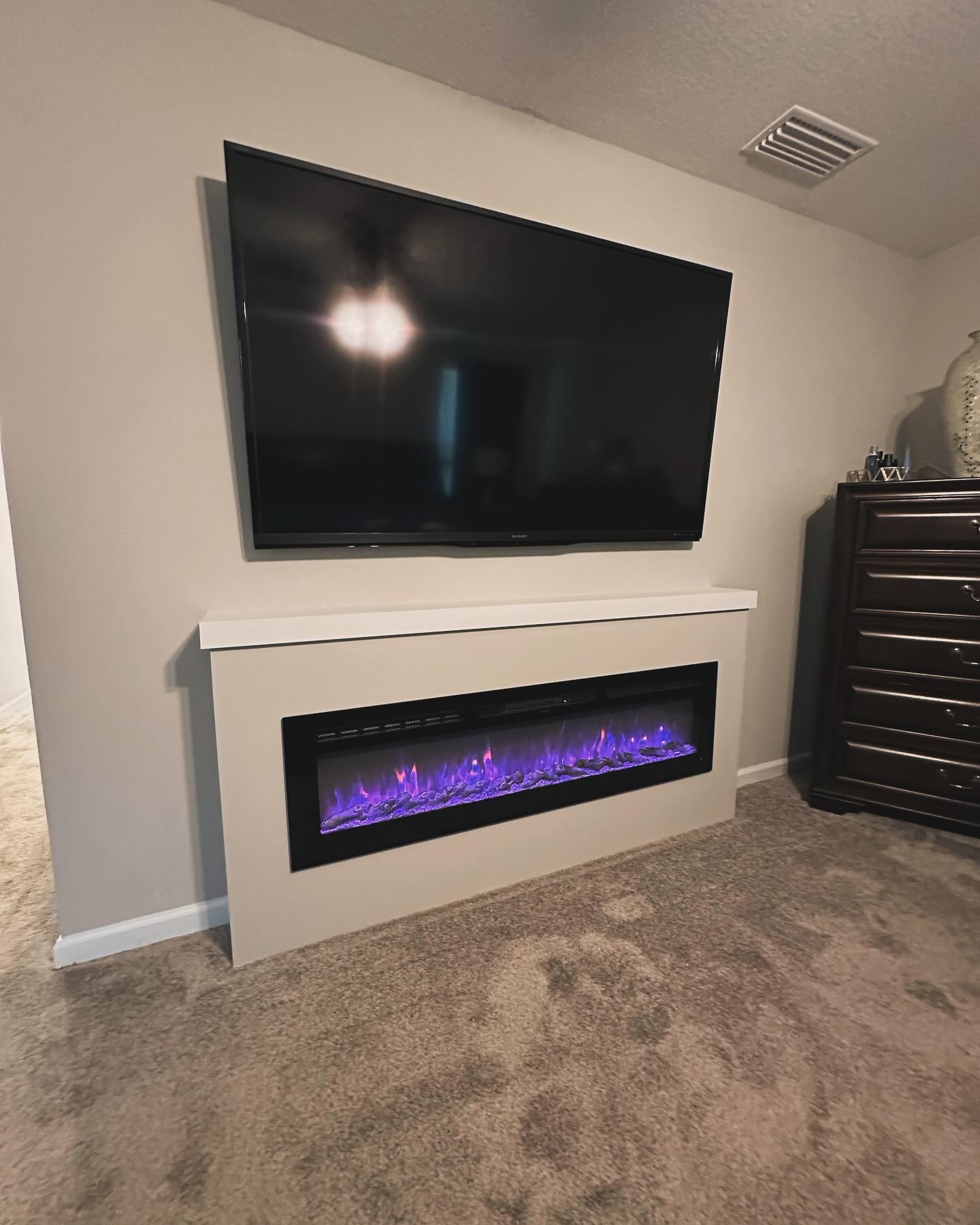 TV Entertainment Centers project by AVP Construction JAX