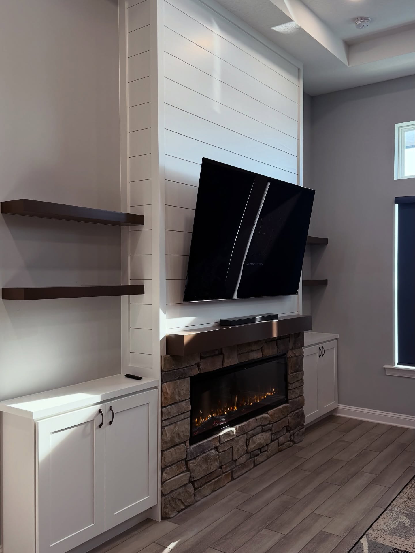 TV Entertainment Centers project by AVP Construction JAX