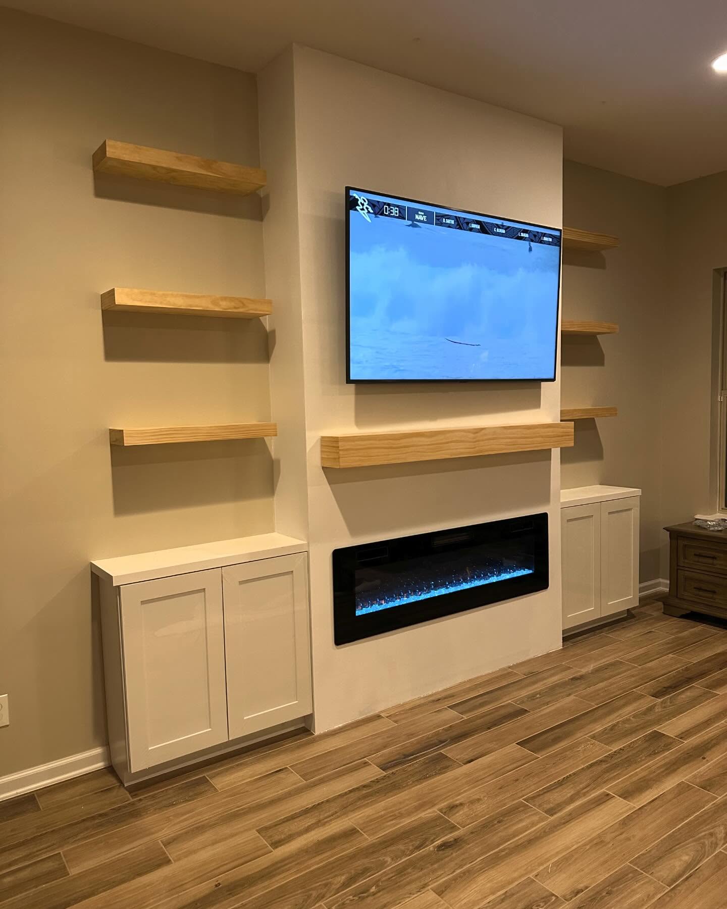 TV Entertainment Centers project by AVP Construction JAX