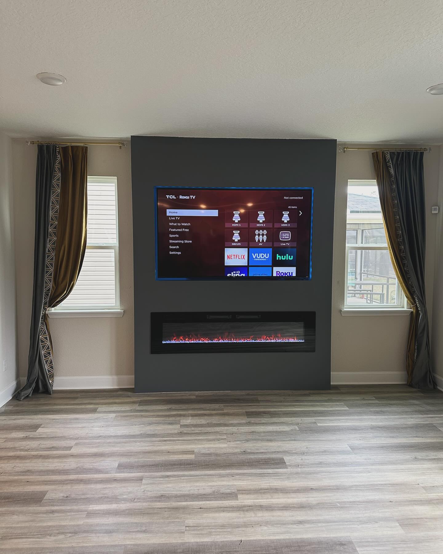 TV Entertainment Centers project by AVP Construction JAX