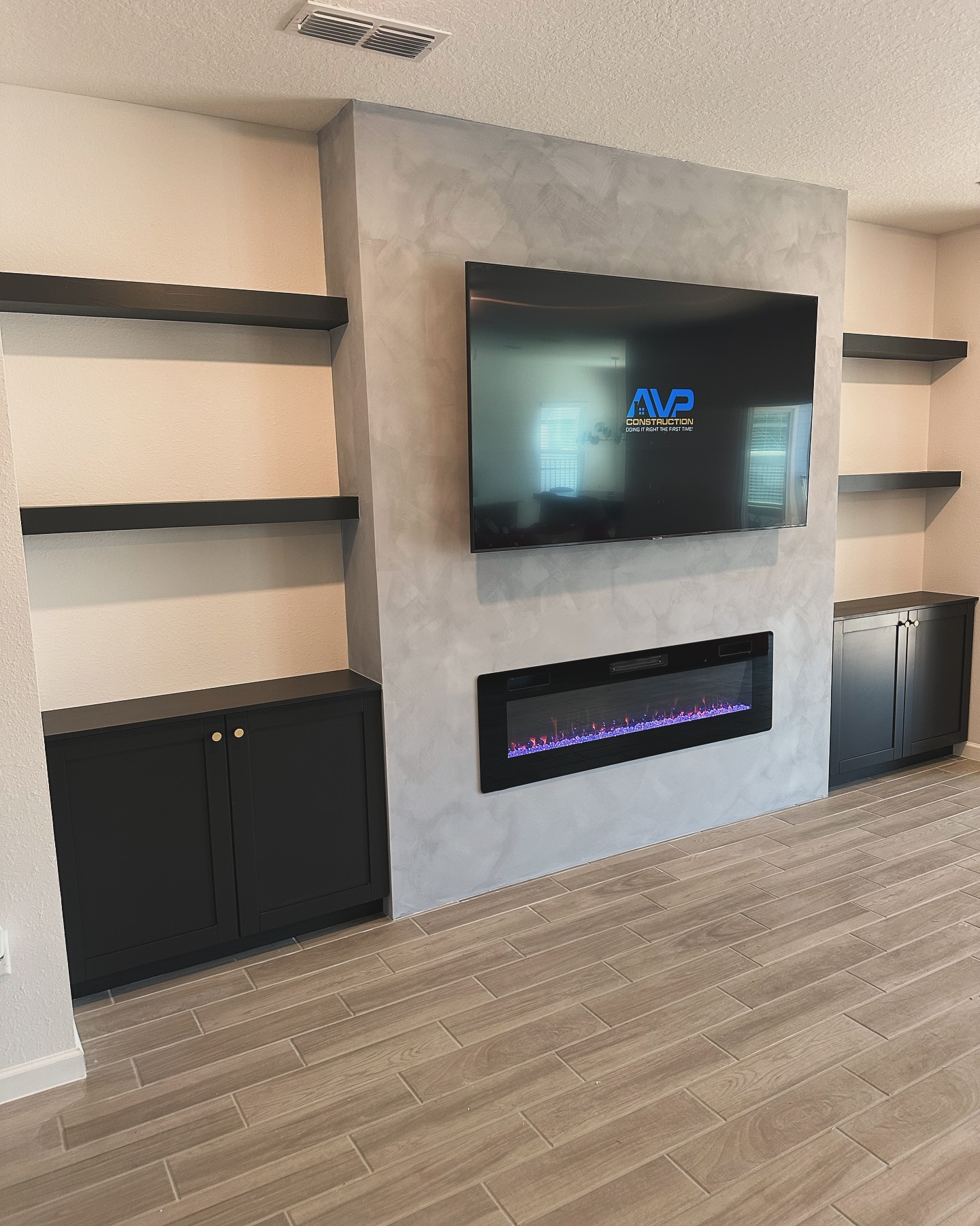 TV Entertainment Centers project by AVP Construction JAX