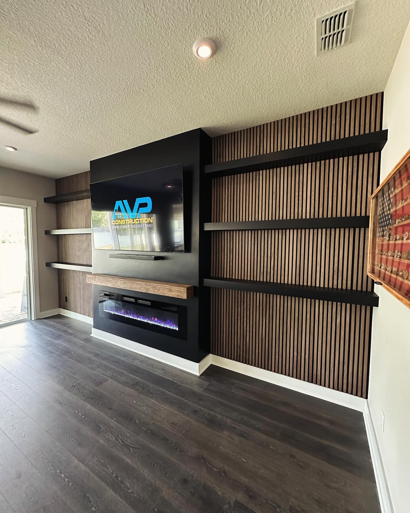 TV Entertainment Centers project by AVP Construction JAX