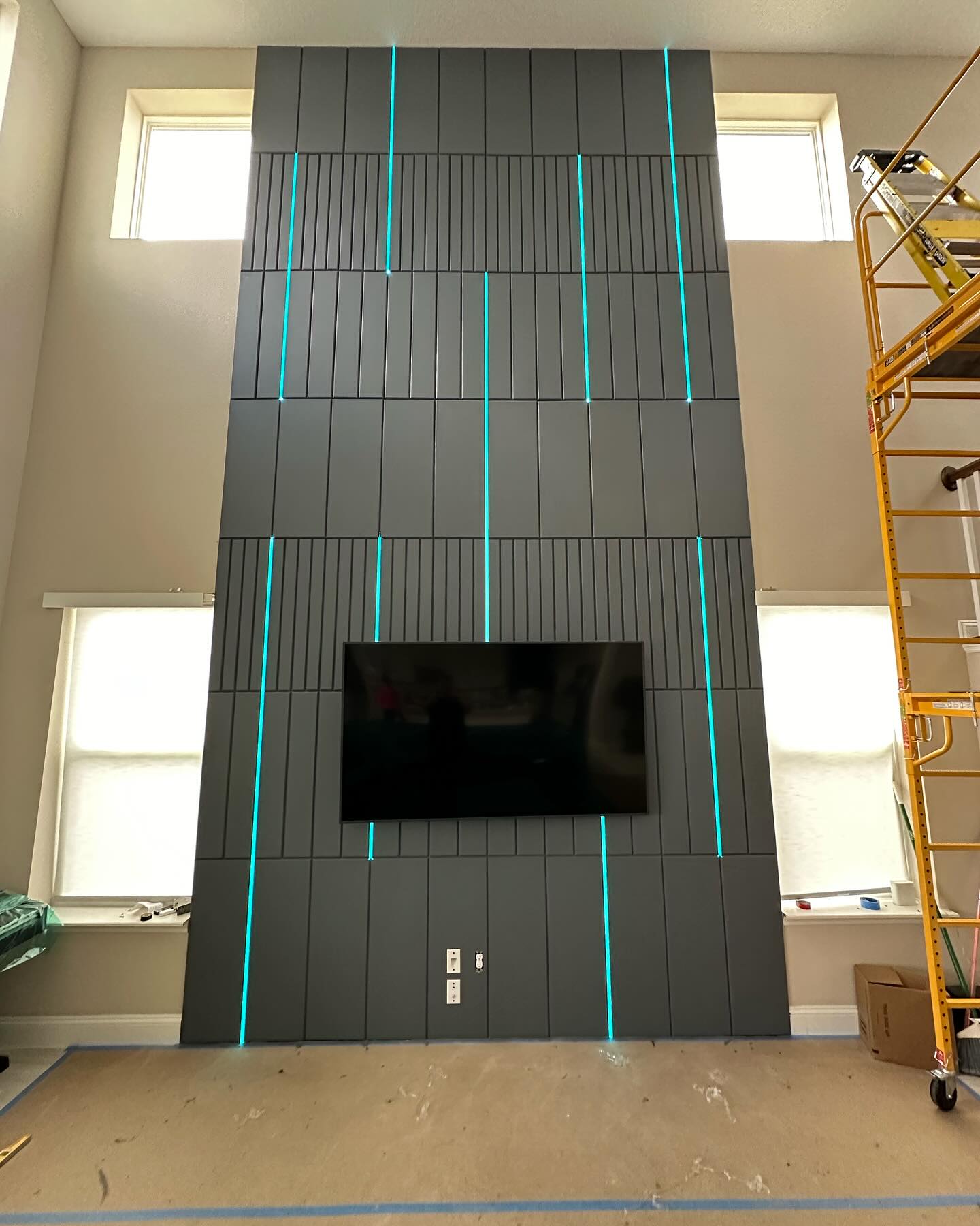 TV Entertainment Centers project by AVP Construction JAX