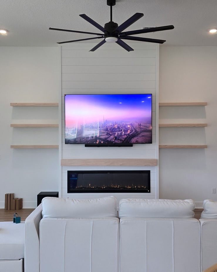 TV Entertainment Centers project by AVP Construction JAX