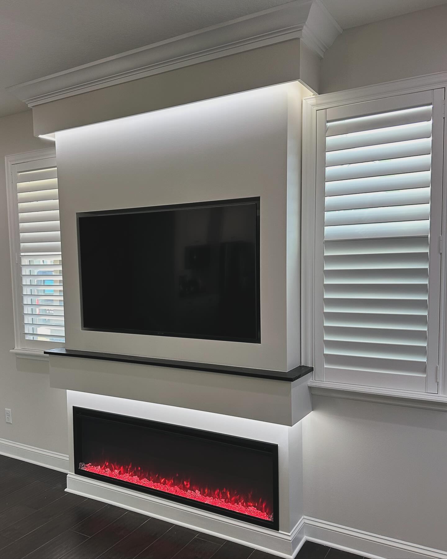 TV Entertainment Centers project by AVP Construction JAX