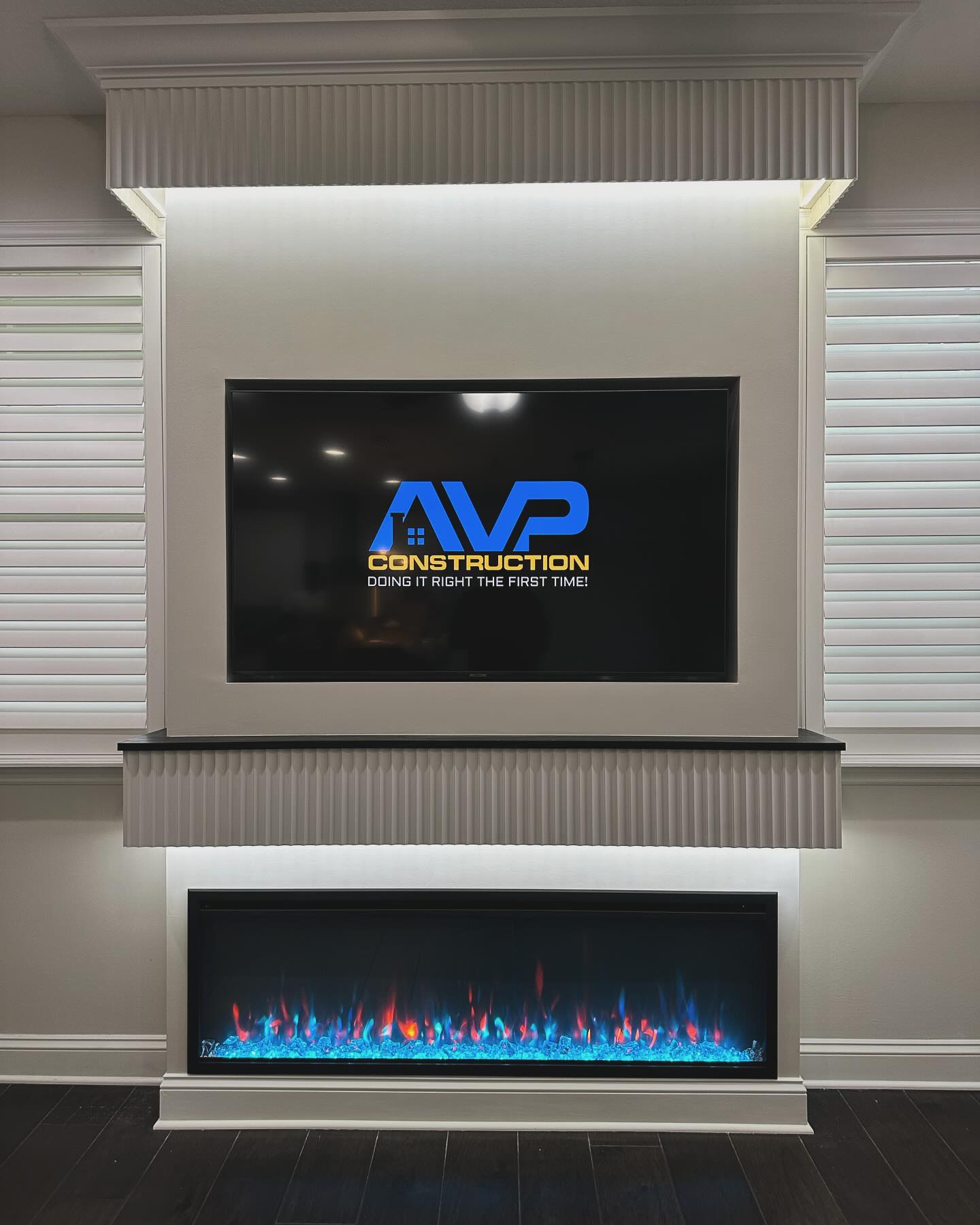 TV Entertainment Centers project by AVP Construction JAX