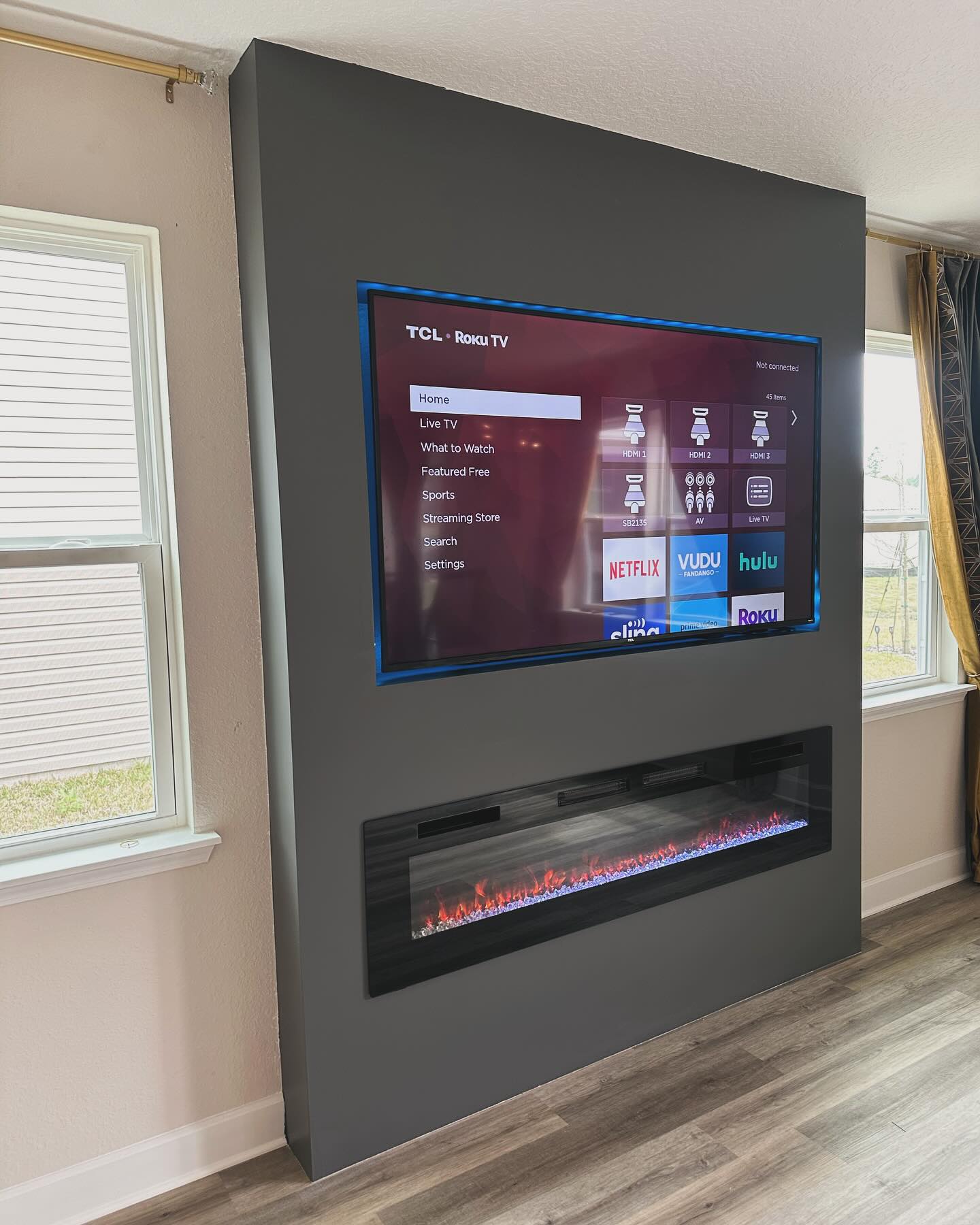 TV Entertainment Centers project by AVP Construction JAX