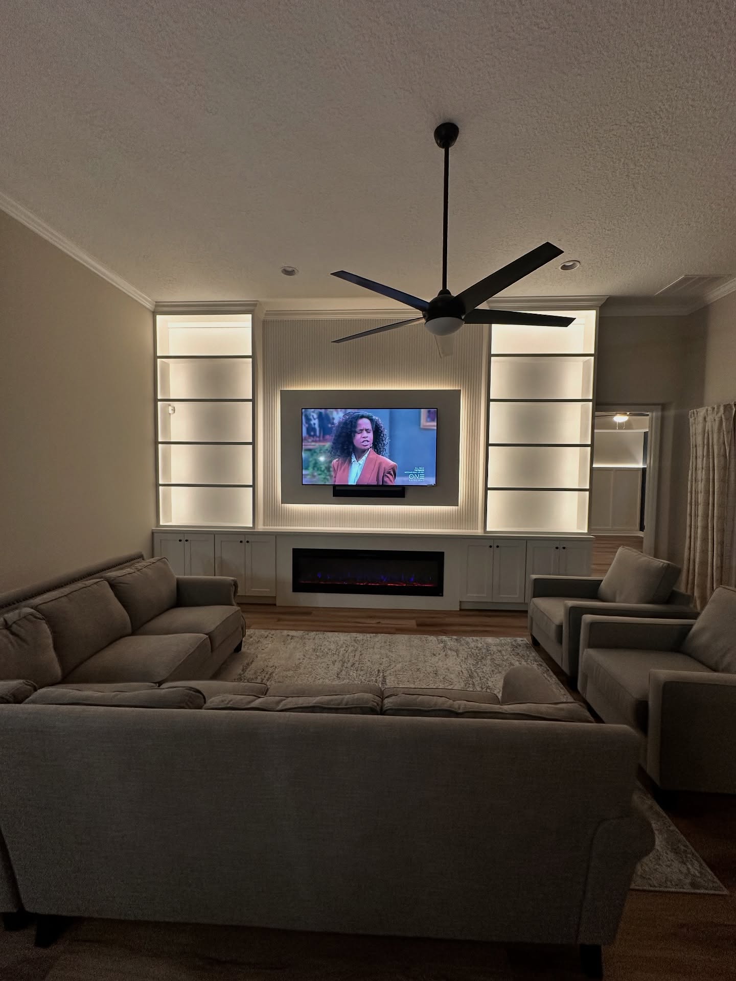 TV Entertainment Centers project by AVP Construction JAX