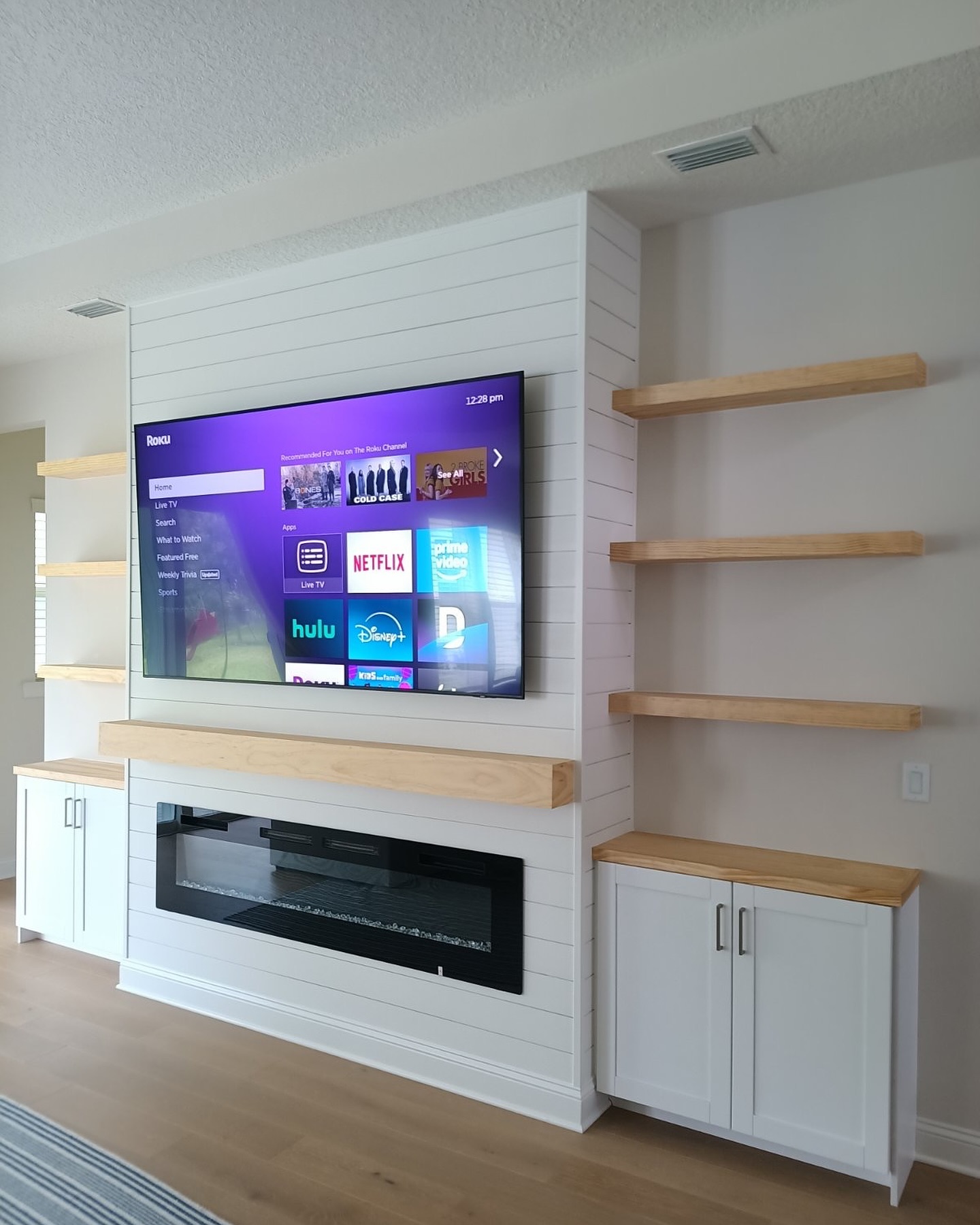 TV Entertainment Centers project by AVP Construction JAX