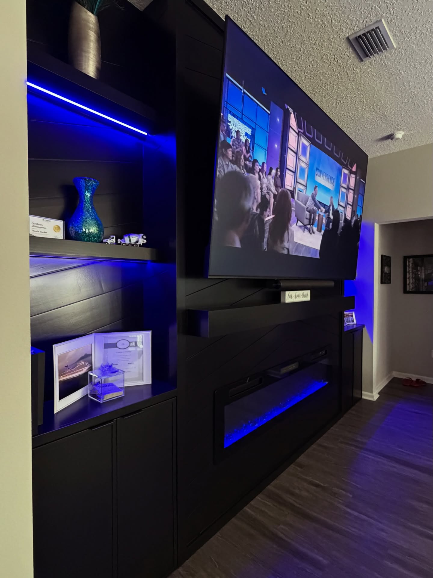 TV Entertainment Centers project by AVP Construction JAX