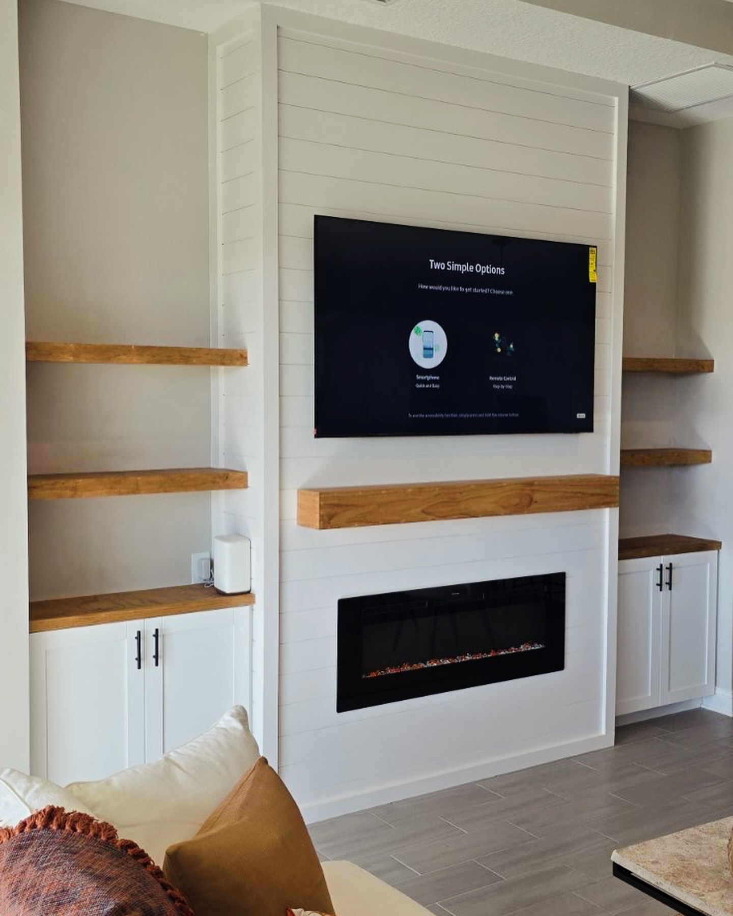 TV Entertainment Centers project by AVP Construction JAX