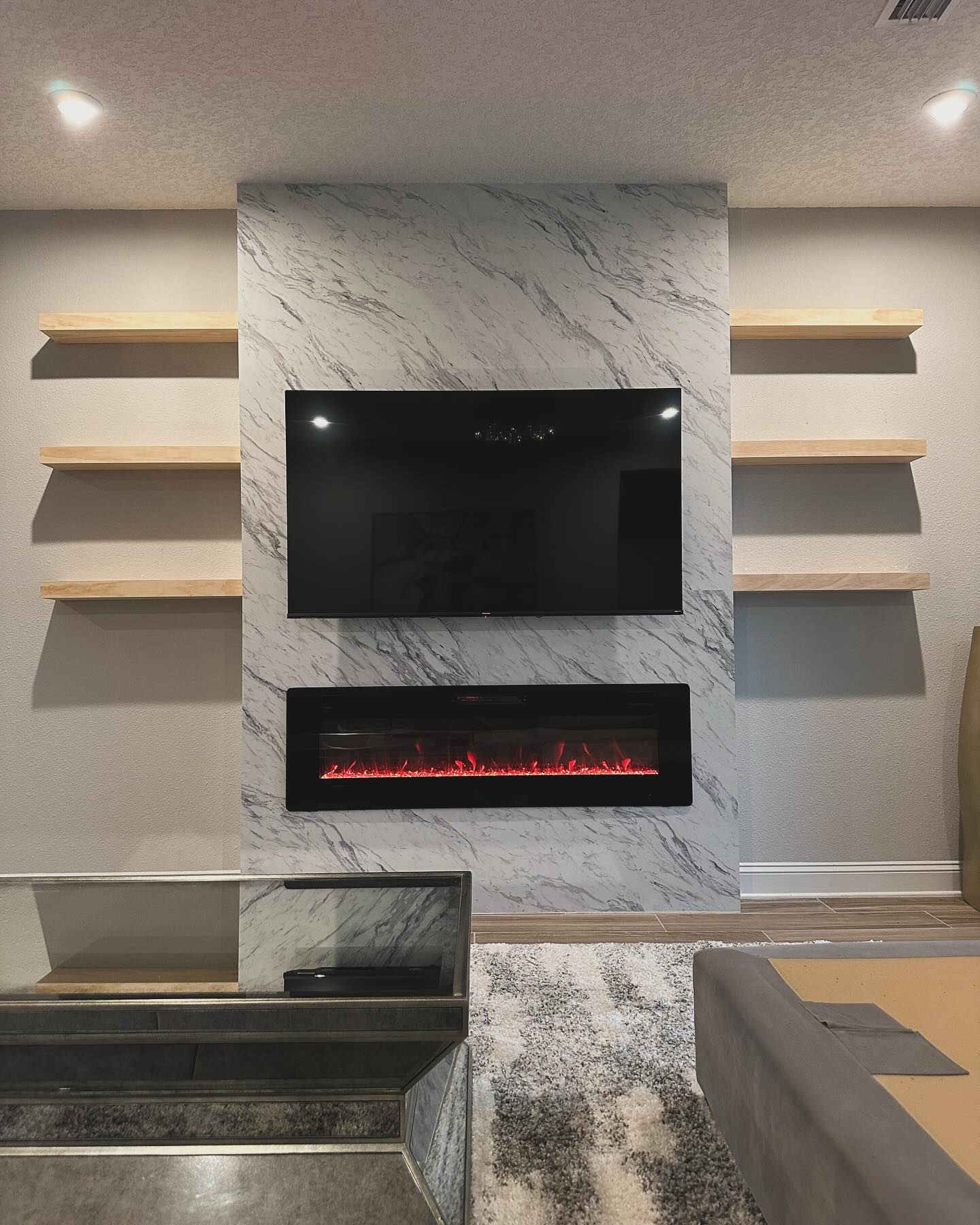 TV Entertainment Centers project by AVP Construction JAX