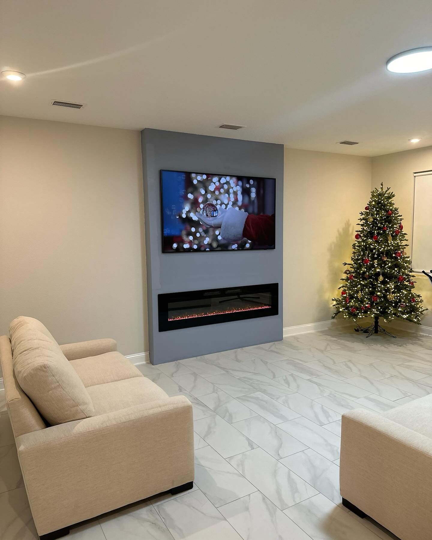 TV Entertainment Centers project by AVP Construction JAX