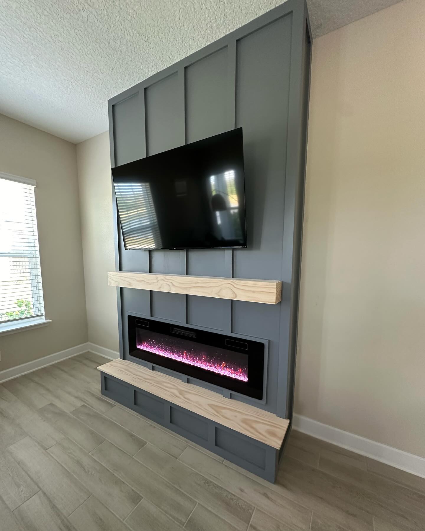 TV Entertainment Centers project by AVP Construction JAX