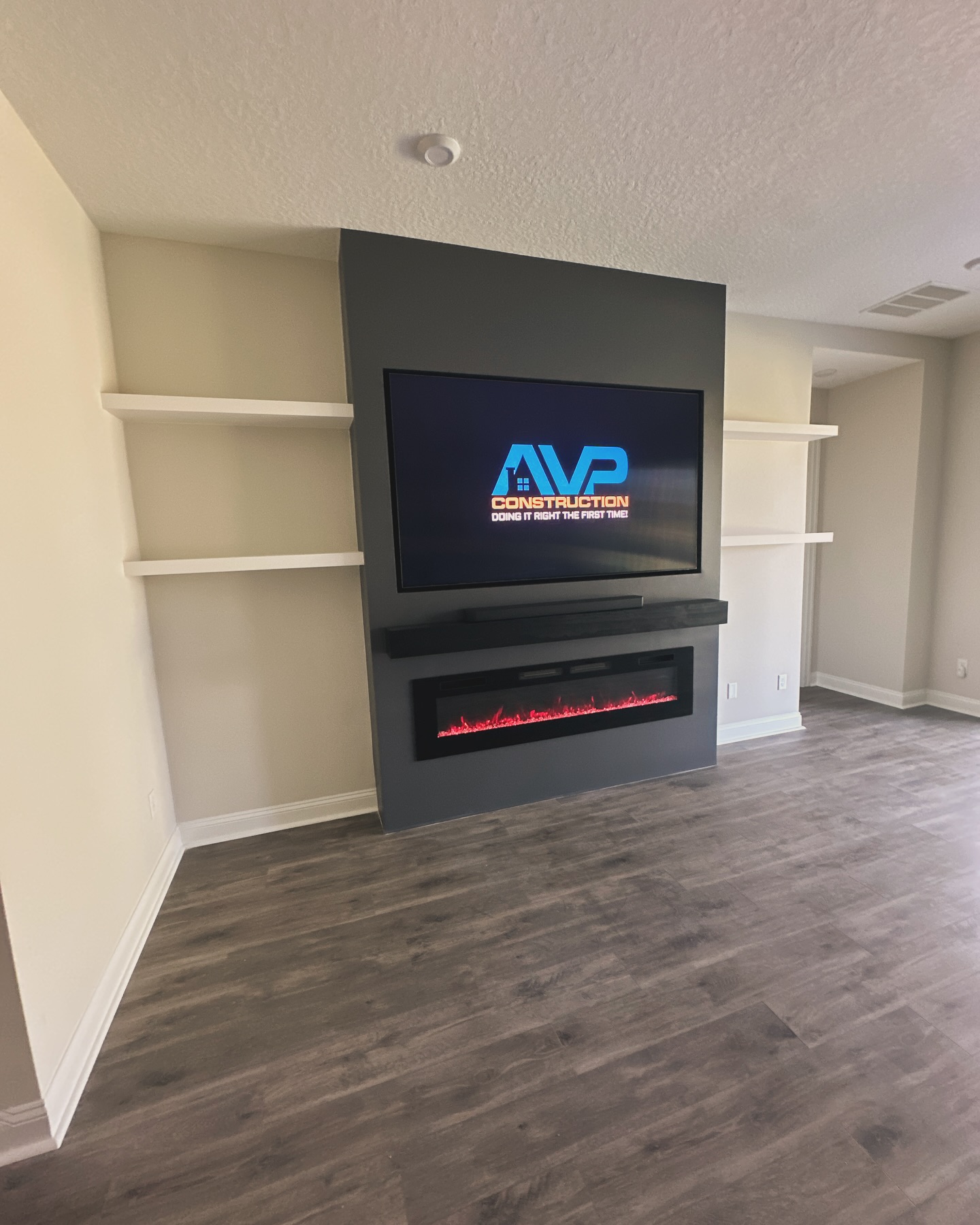 TV Entertainment Centers project by AVP Construction JAX