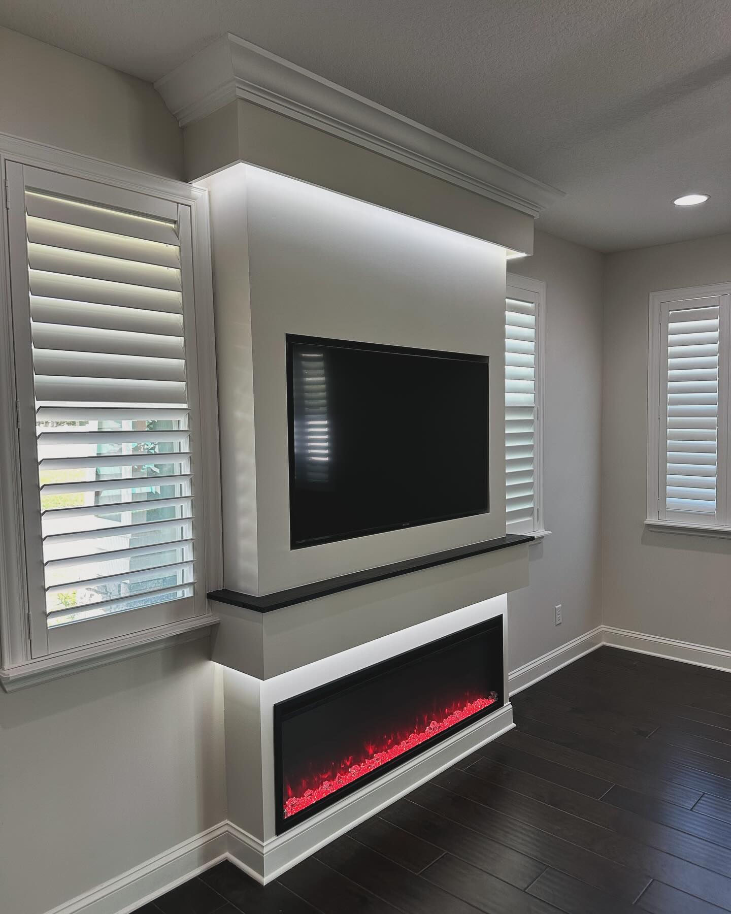 TV Entertainment Centers project by AVP Construction JAX