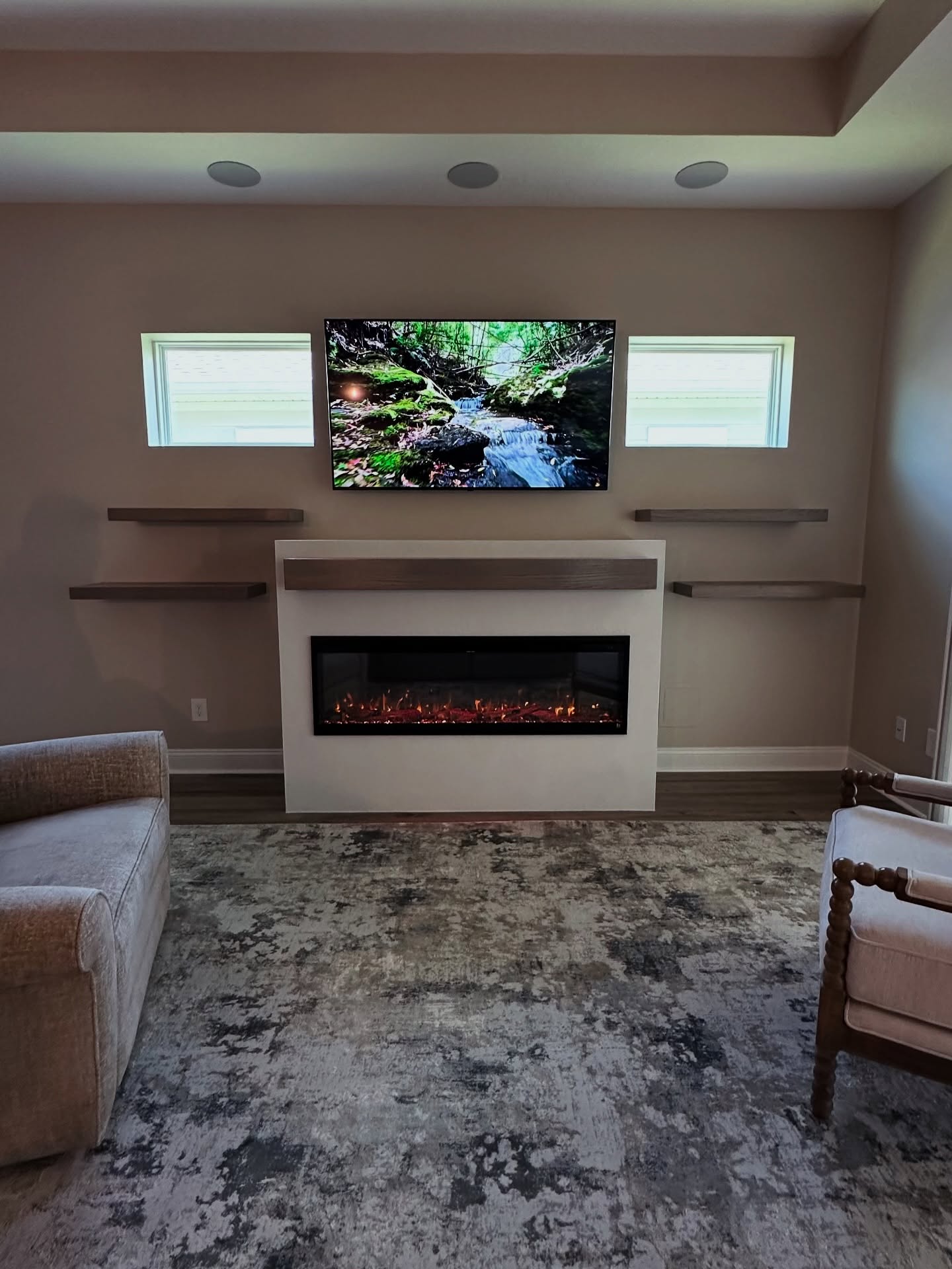 TV Entertainment Centers project by AVP Construction JAX