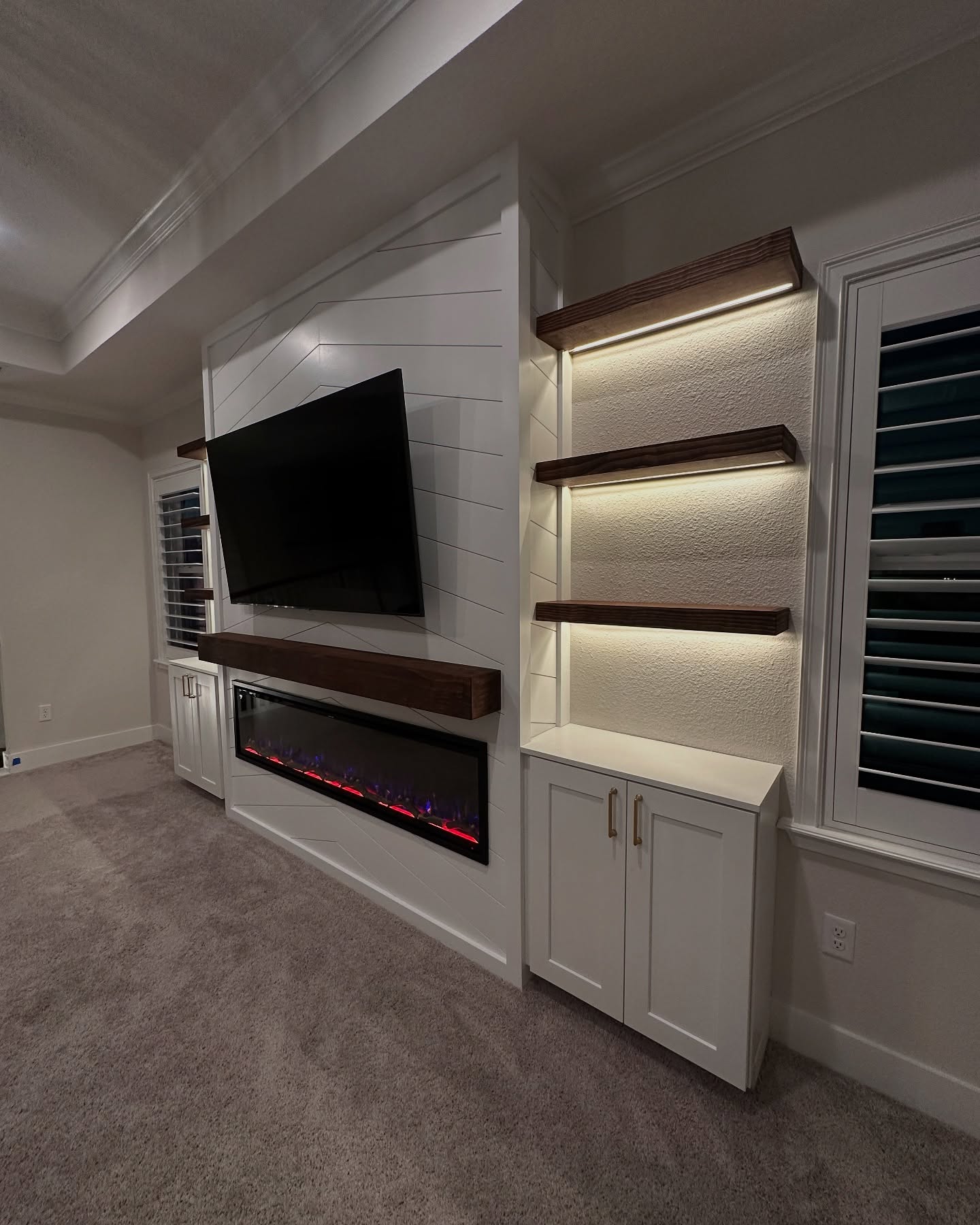 TV Entertainment Centers project by AVP Construction JAX