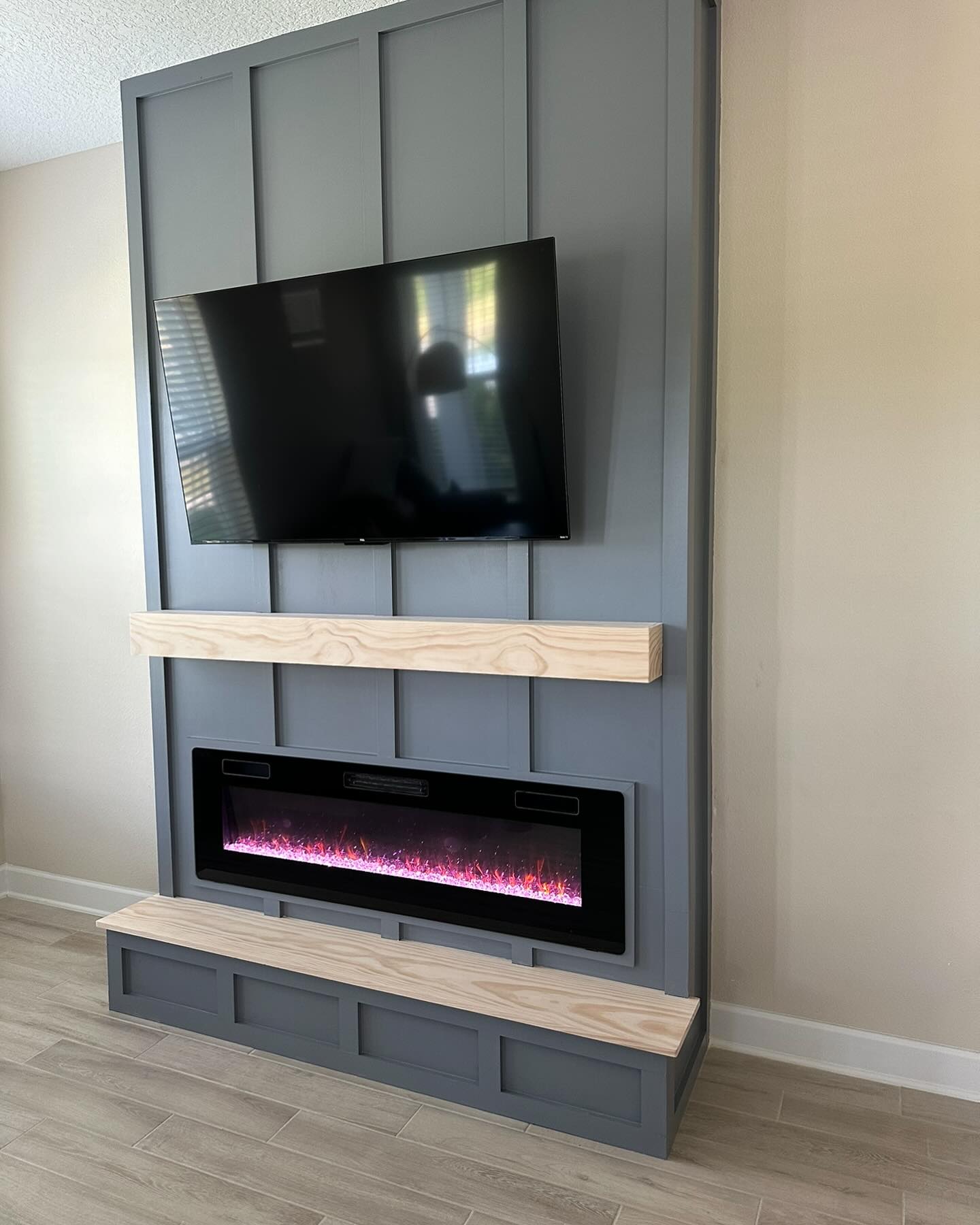 TV Entertainment Centers project by AVP Construction JAX