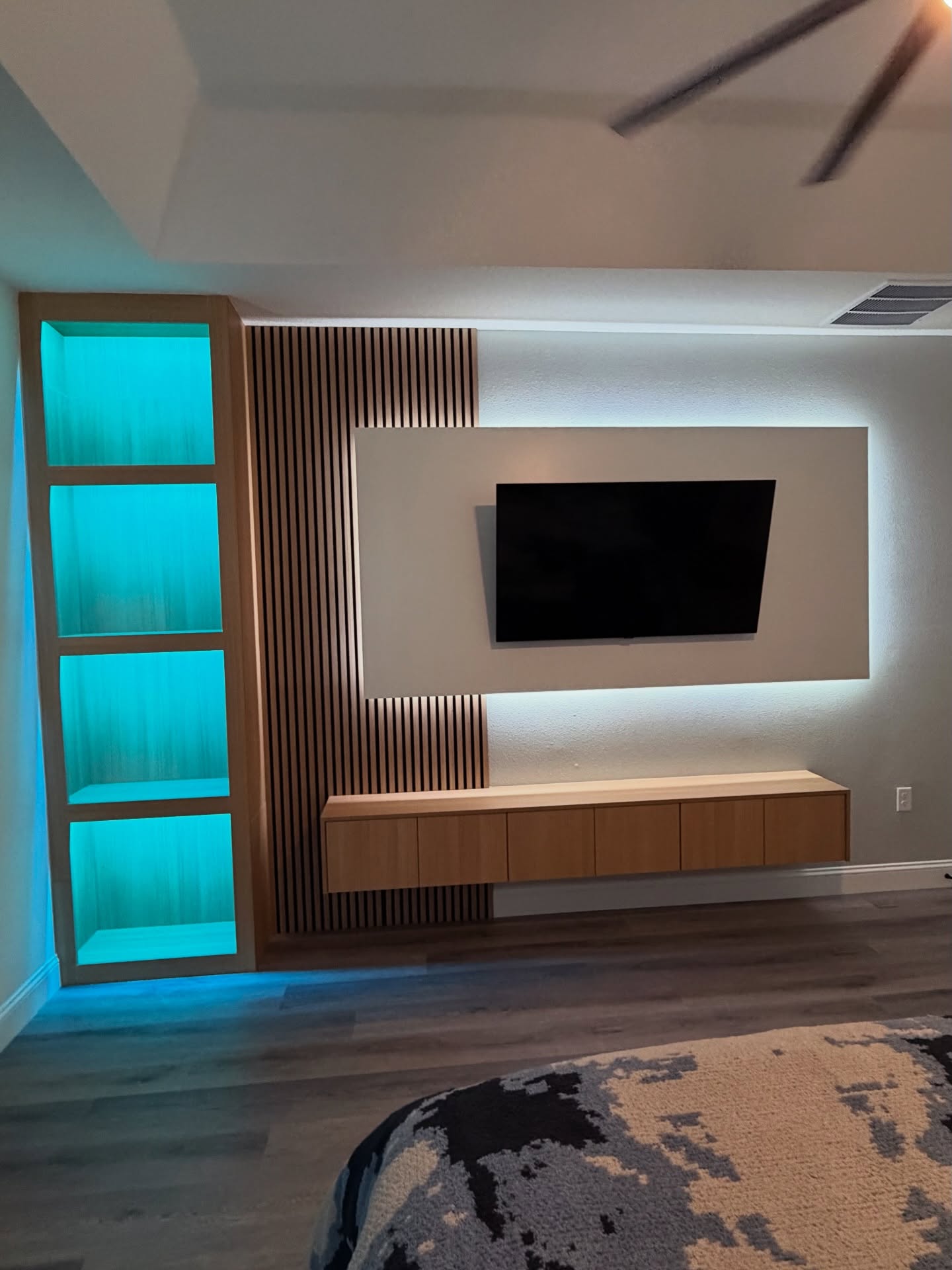 TV Entertainment Centers project by AVP Construction JAX