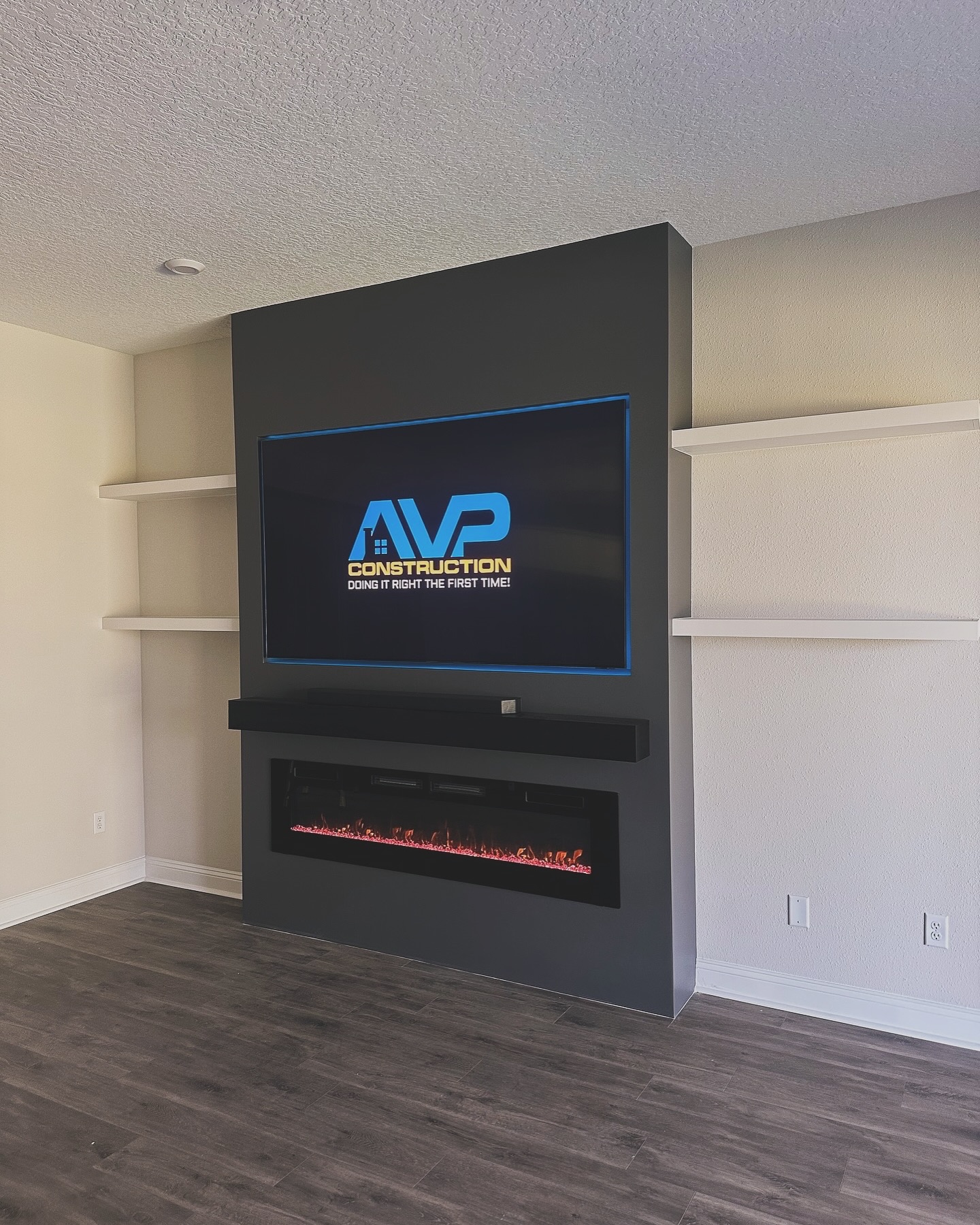TV Entertainment Centers project by AVP Construction JAX