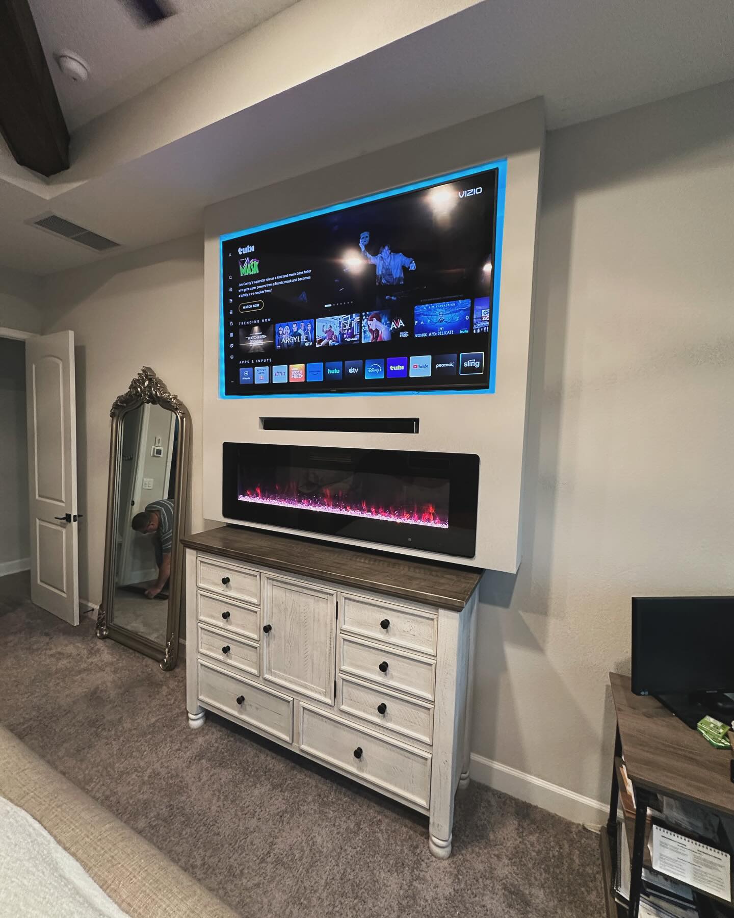 TV Entertainment Centers project by AVP Construction JAX