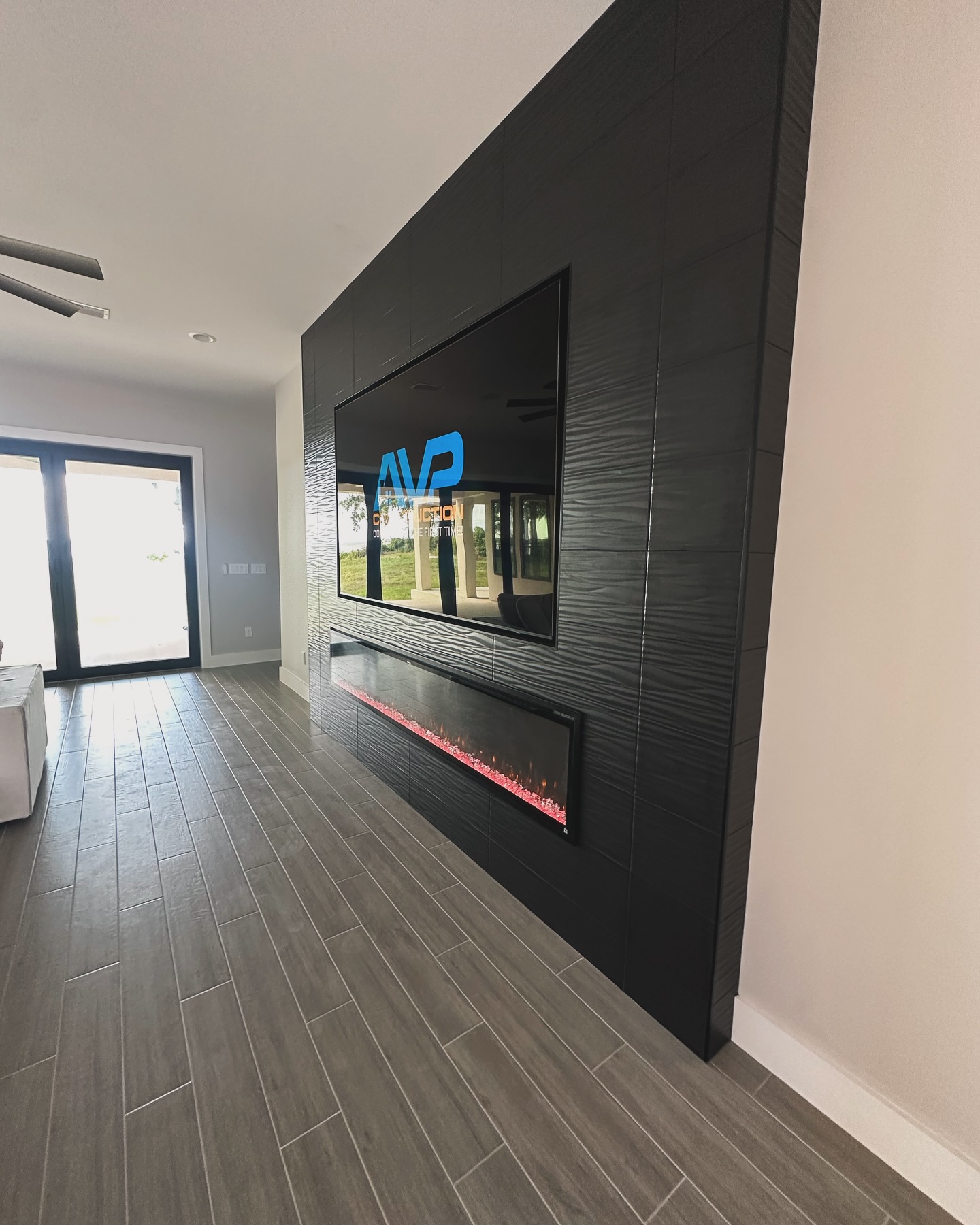 TV Entertainment Centers project by AVP Construction JAX