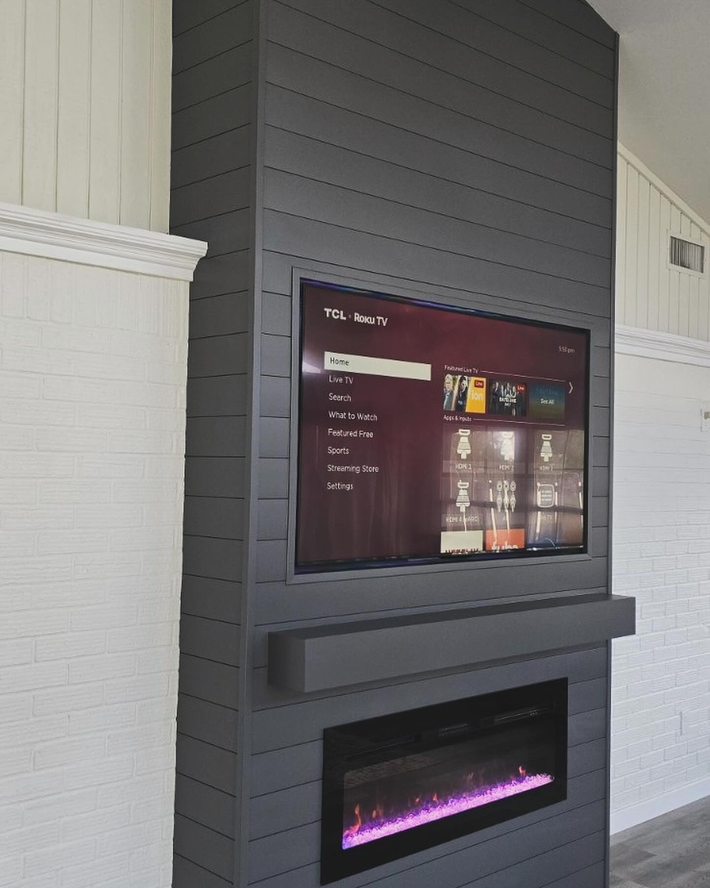 TV Entertainment Centers project by AVP Construction JAX