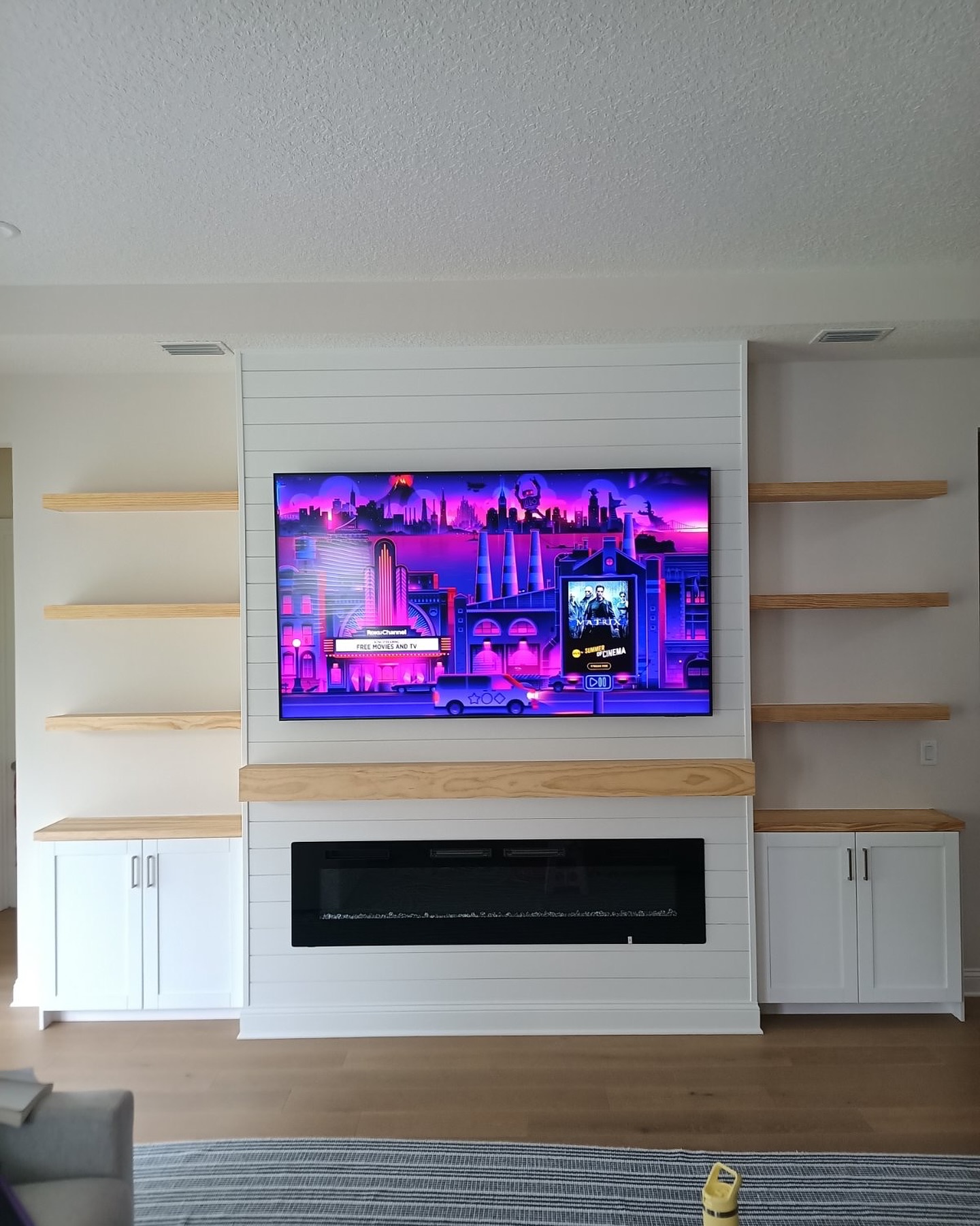 TV Entertainment Centers project by AVP Construction JAX