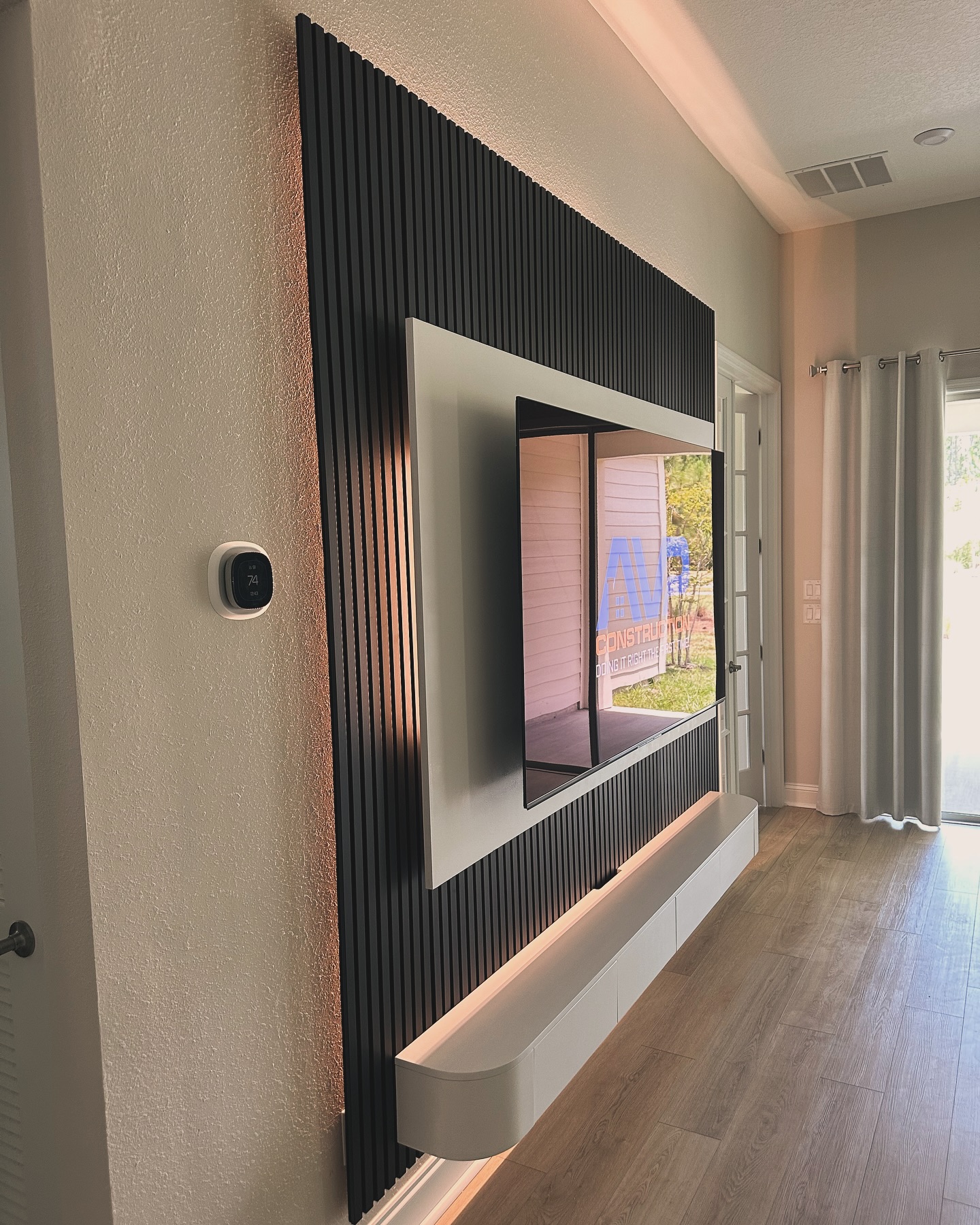 TV Entertainment Centers project by AVP Construction JAX