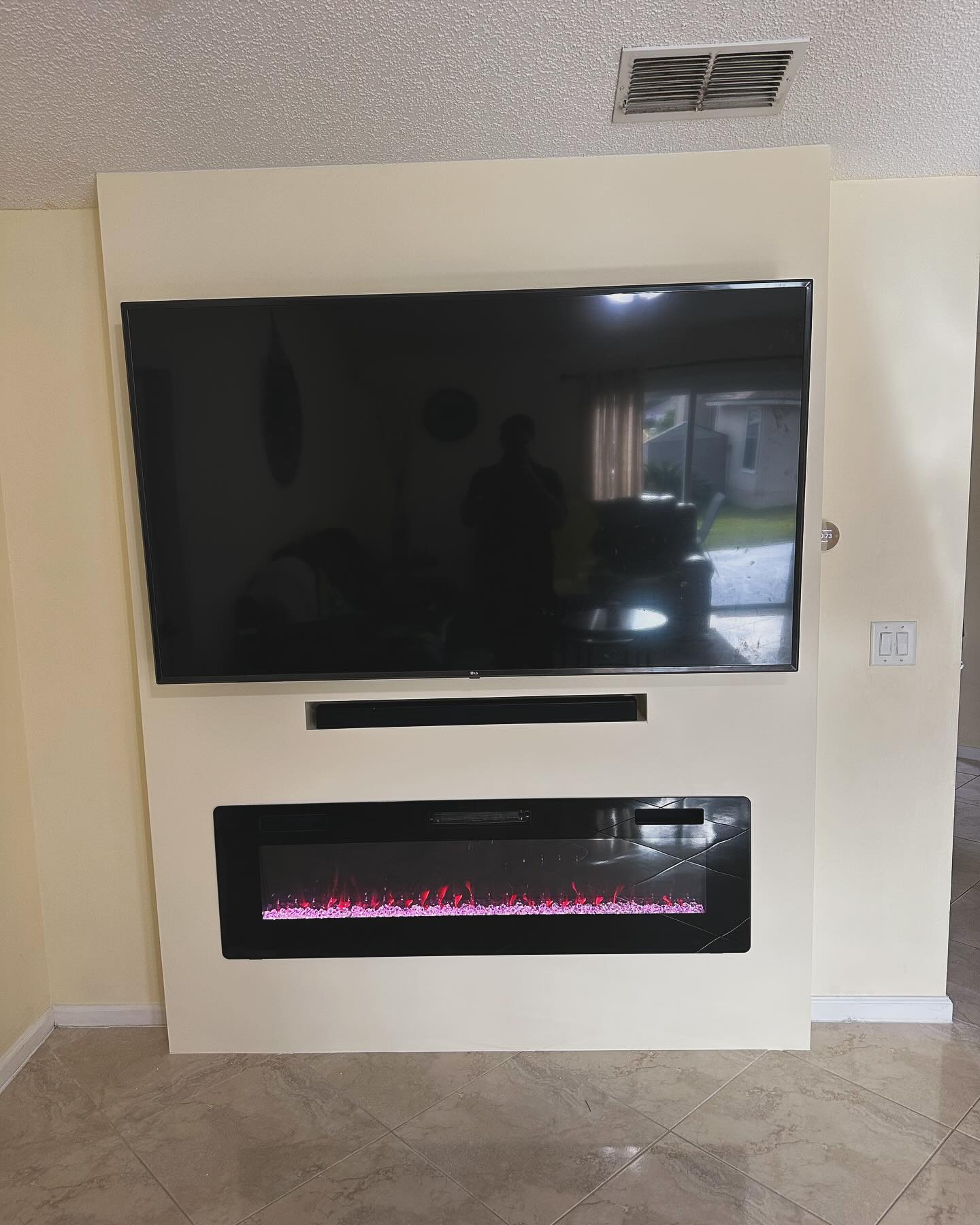 TV Entertainment Centers project by AVP Construction JAX