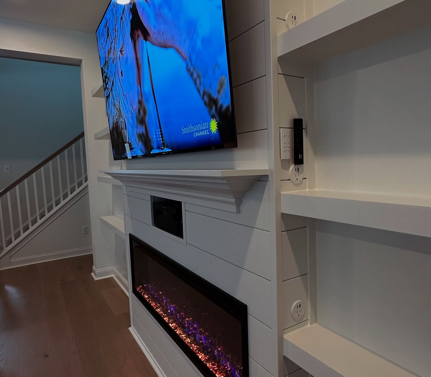 TV Entertainment Centers project by AVP Construction JAX