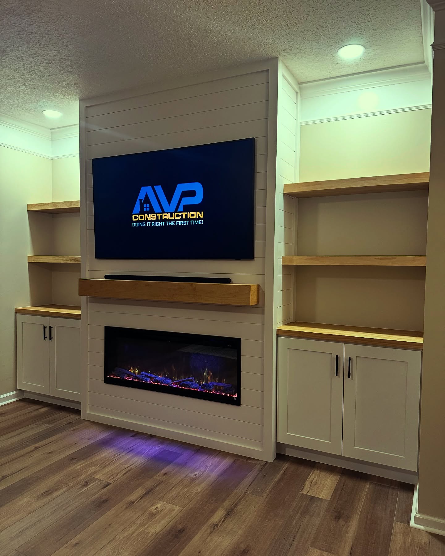 TV Entertainment Centers project by AVP Construction JAX