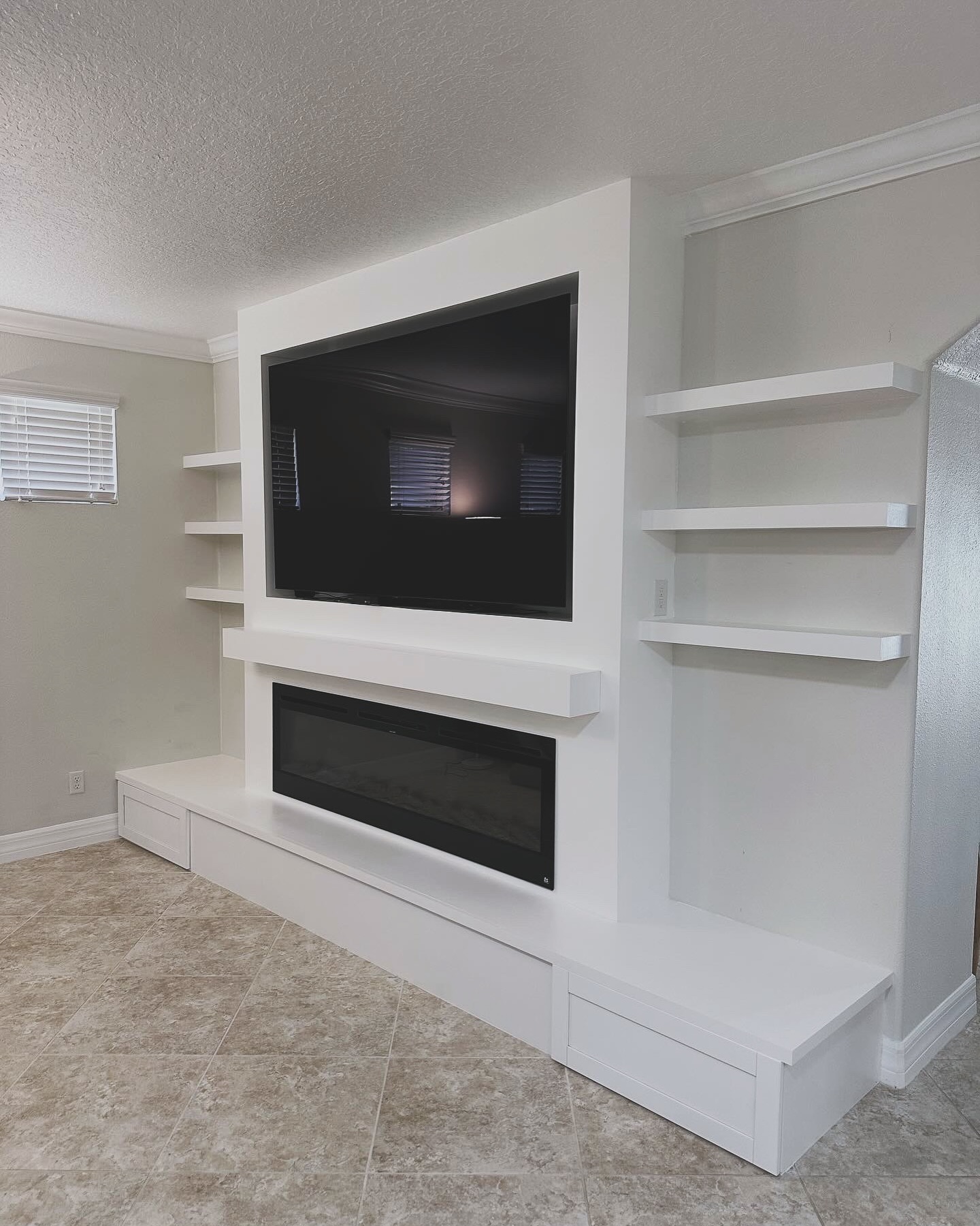 TV Entertainment Centers project by AVP Construction JAX