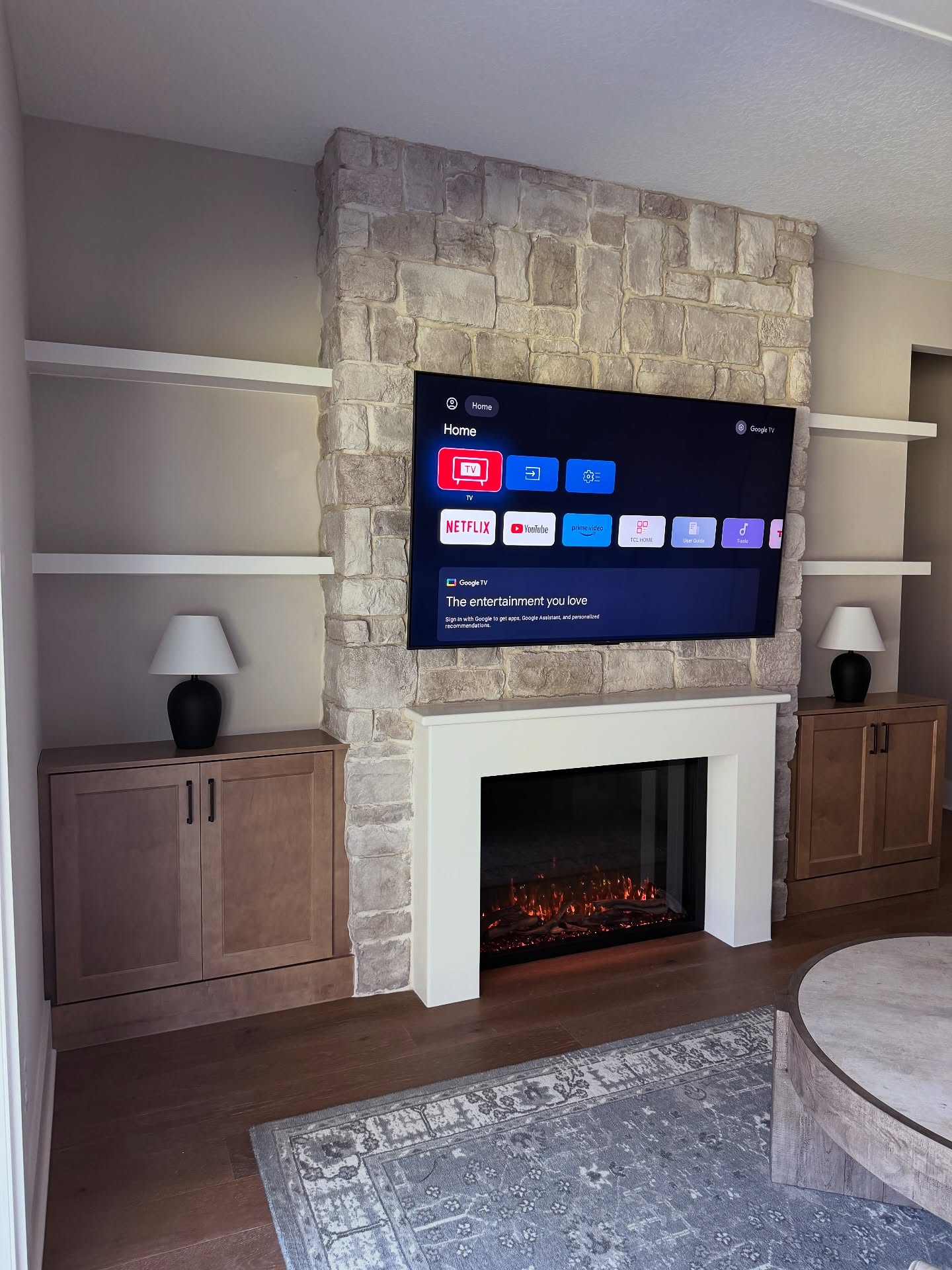 TV Entertainment Centers project by AVP Construction JAX