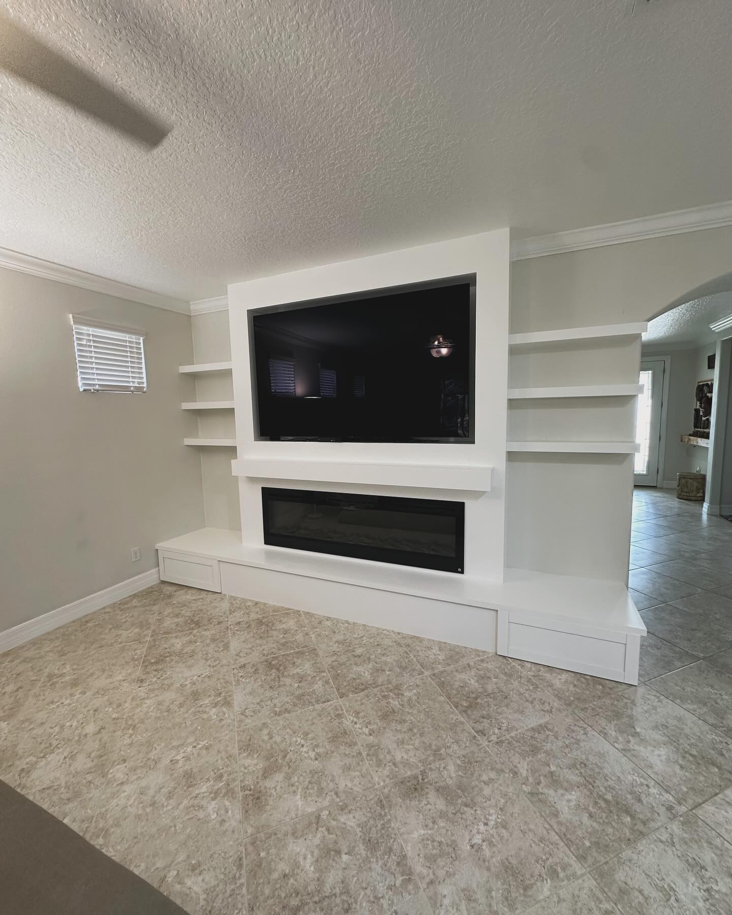 TV Entertainment Centers project by AVP Construction JAX