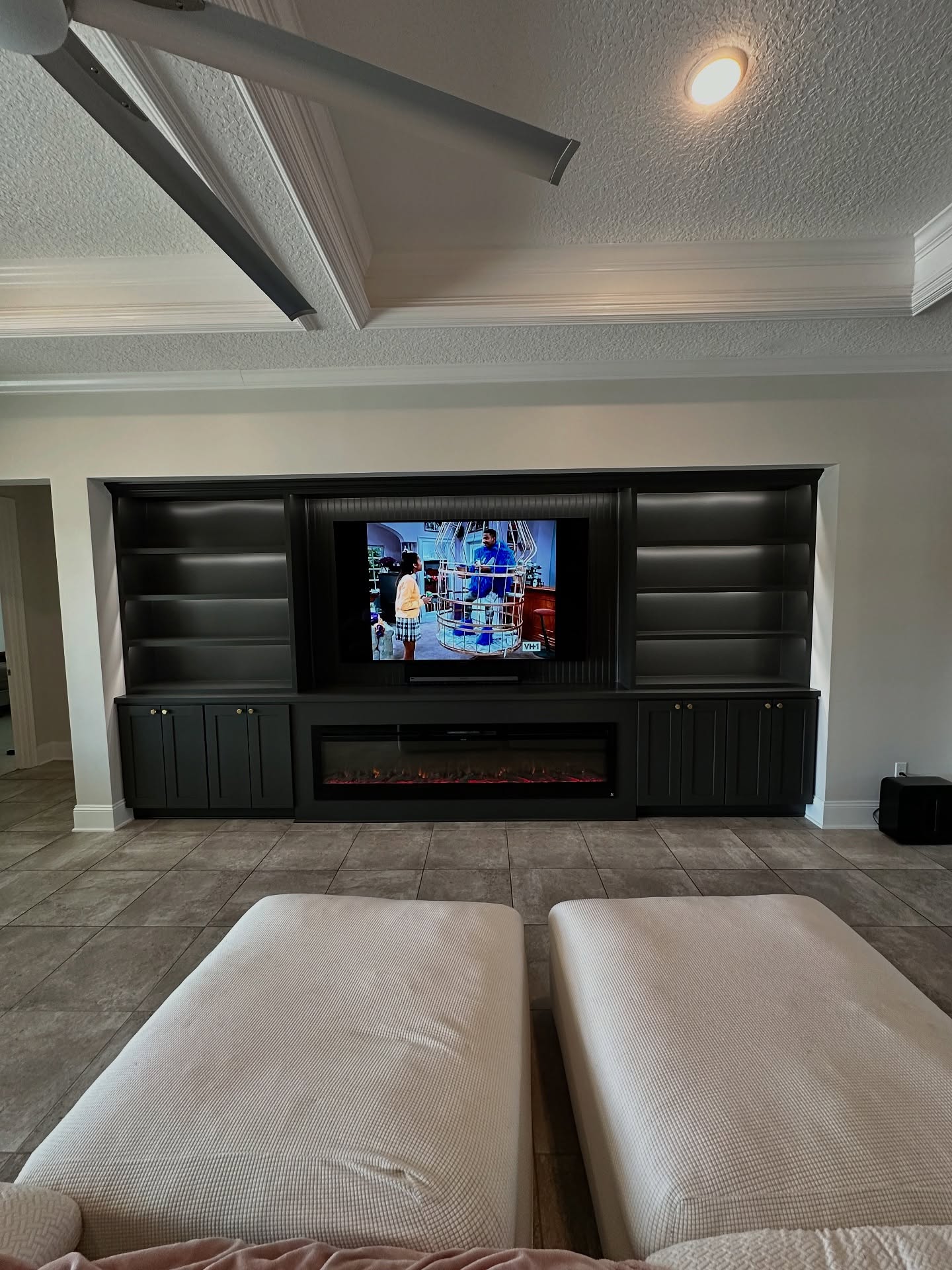 TV Entertainment Centers project by AVP Construction JAX