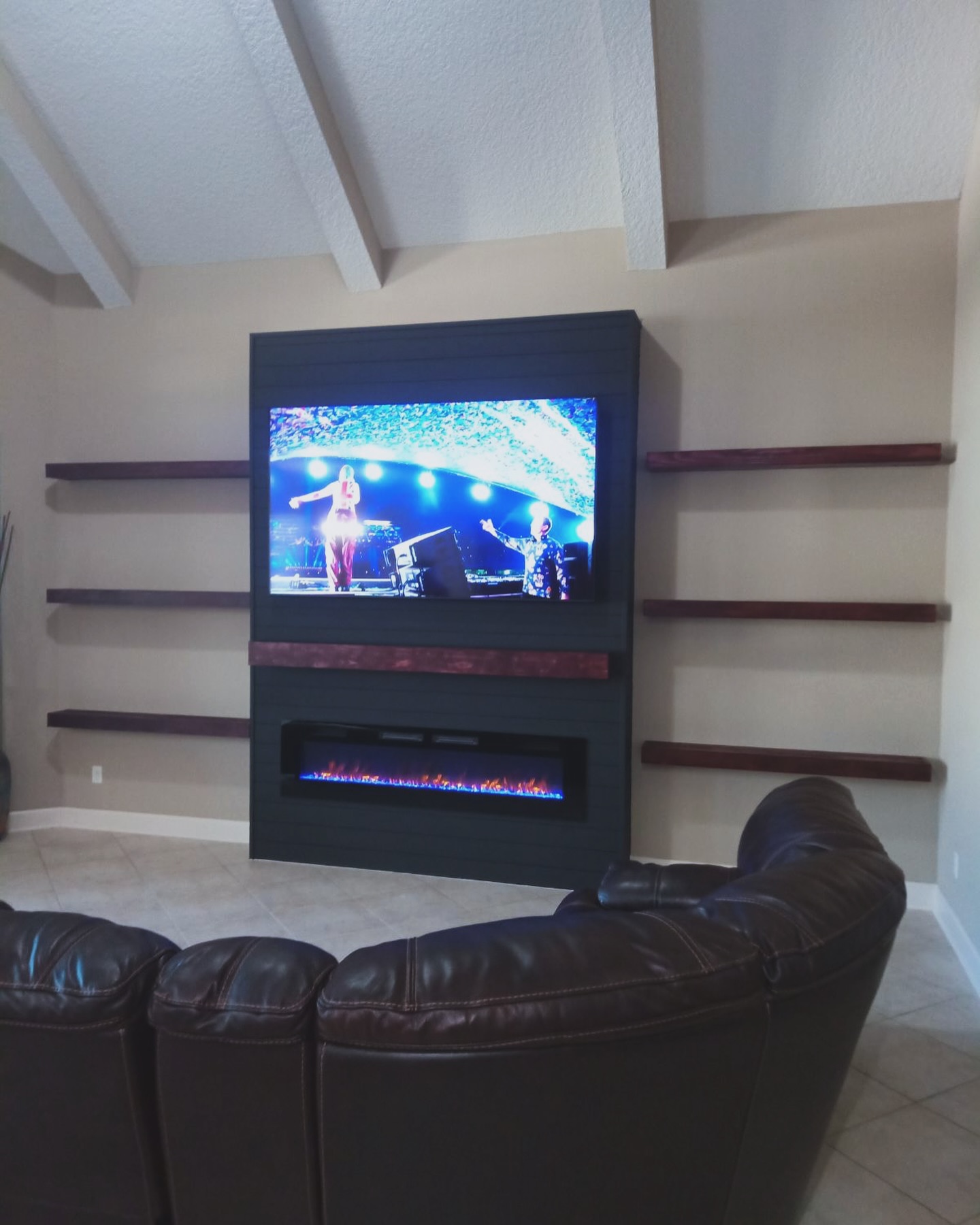 TV Entertainment Centers project by AVP Construction JAX