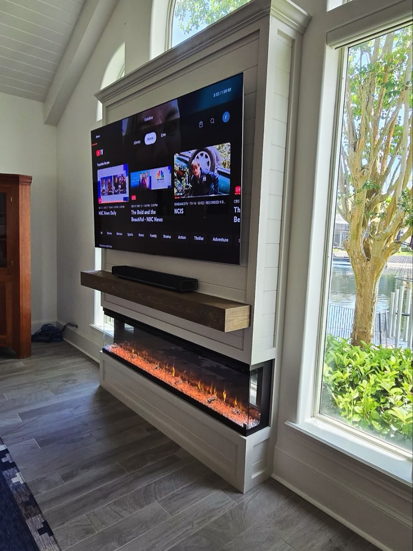 TV Entertainment Centers project by AVP Construction JAX