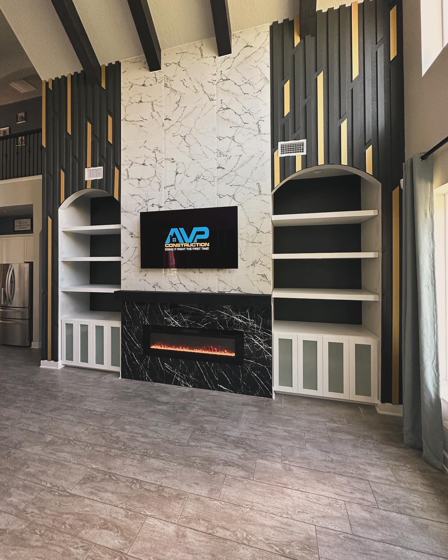 TV Entertainment Centers project by AVP Construction JAX