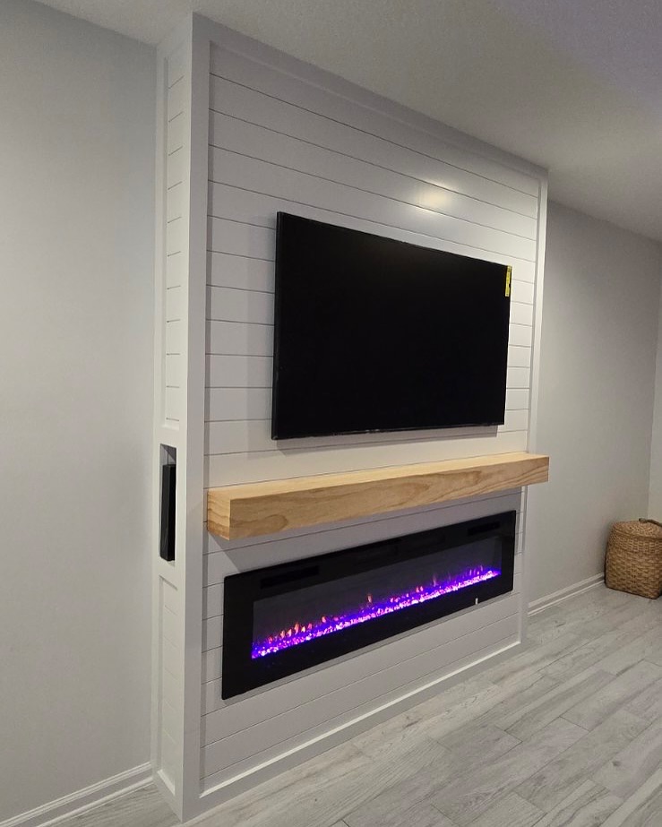 TV Entertainment Centers project by AVP Construction JAX