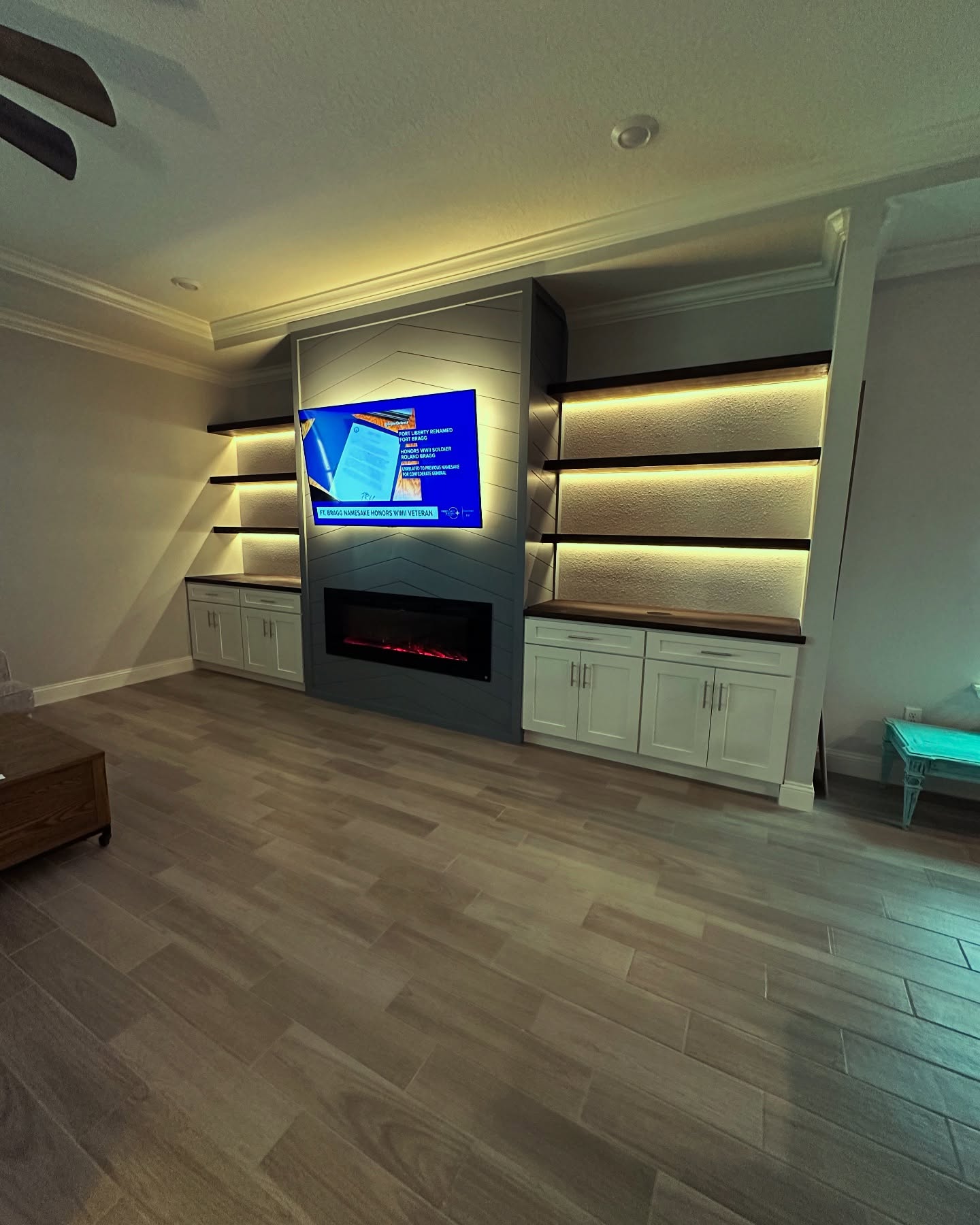 TV Entertainment Centers project by AVP Construction JAX