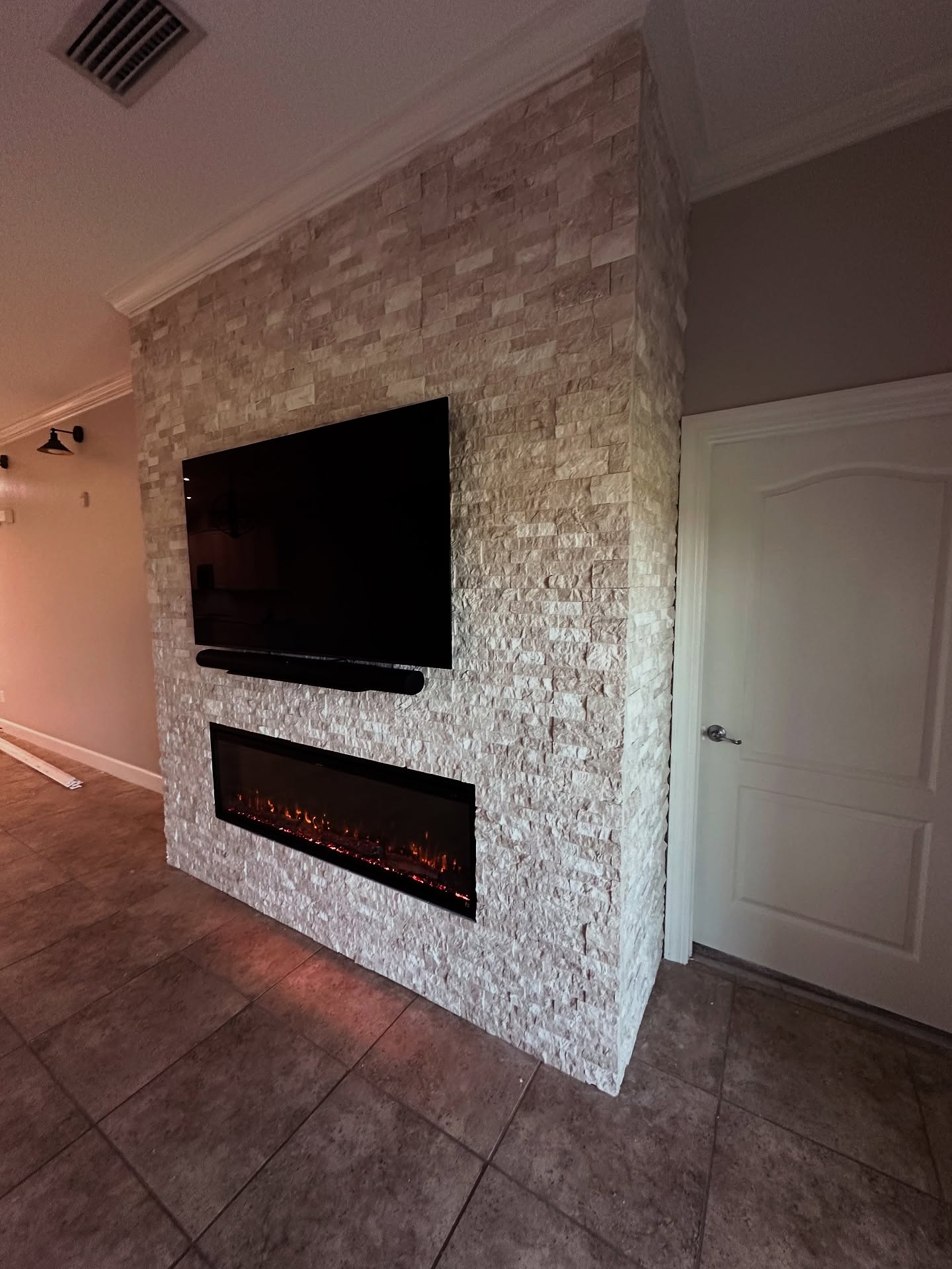 TV Entertainment Centers project by AVP Construction JAX