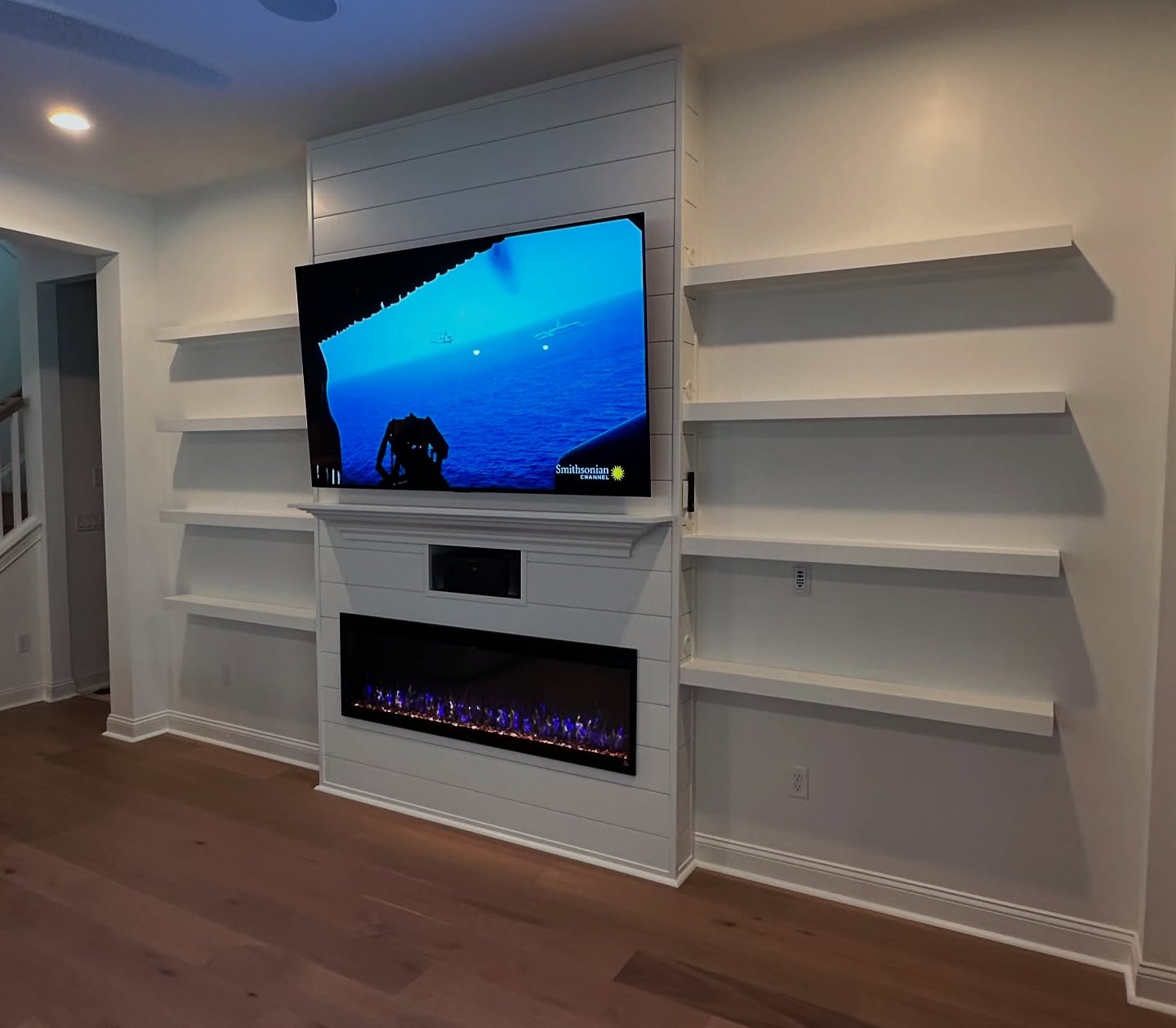 TV Entertainment Centers project by AVP Construction JAX