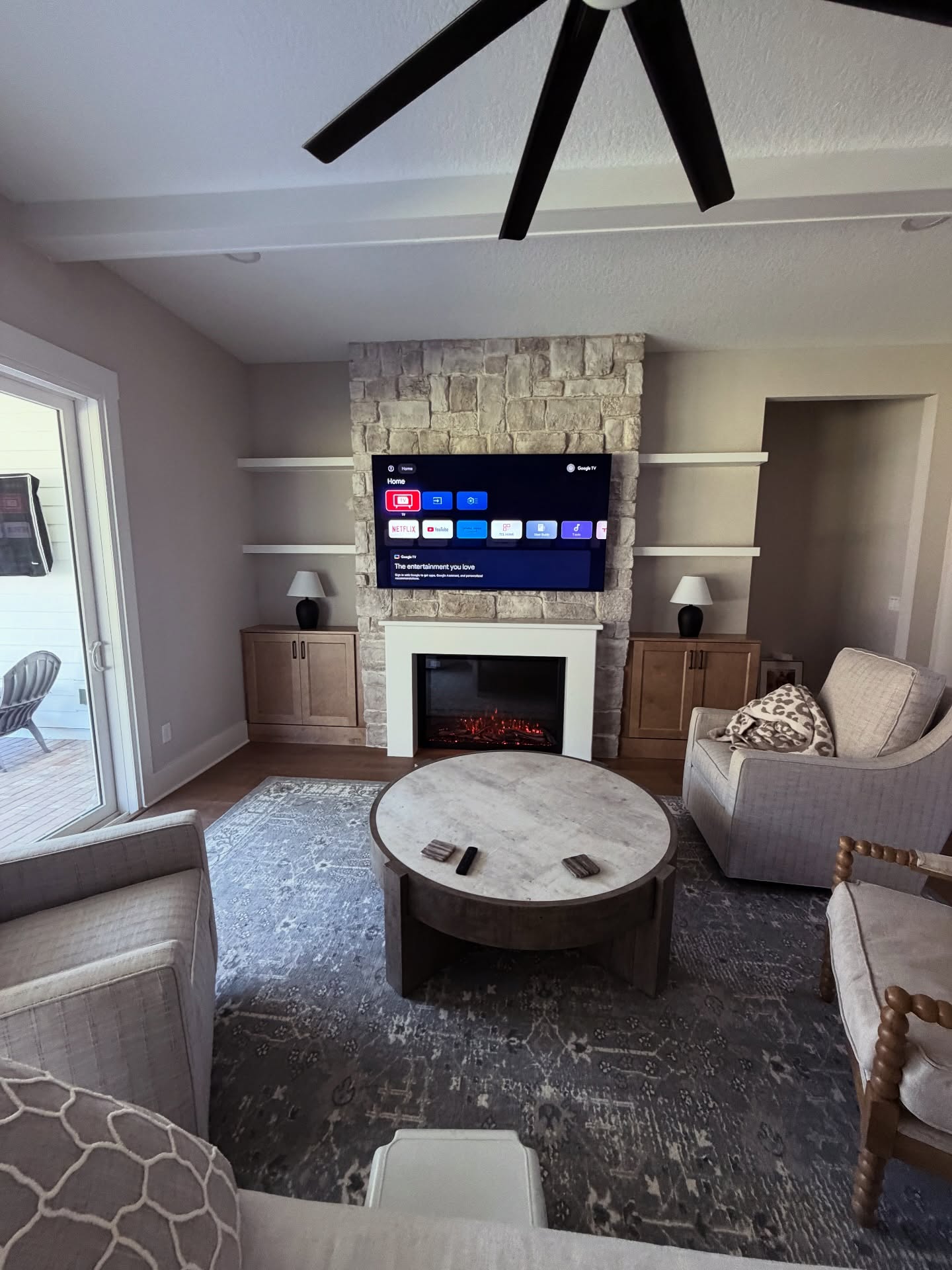 TV Entertainment Centers project by AVP Construction JAX