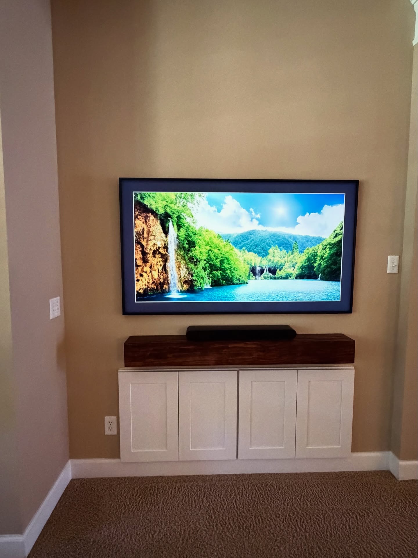 TV Entertainment Centers project by AVP Construction JAX