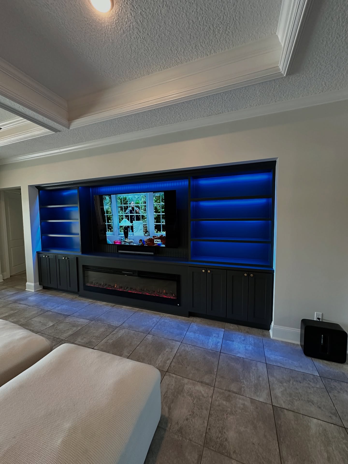 TV Entertainment Centers project by AVP Construction JAX