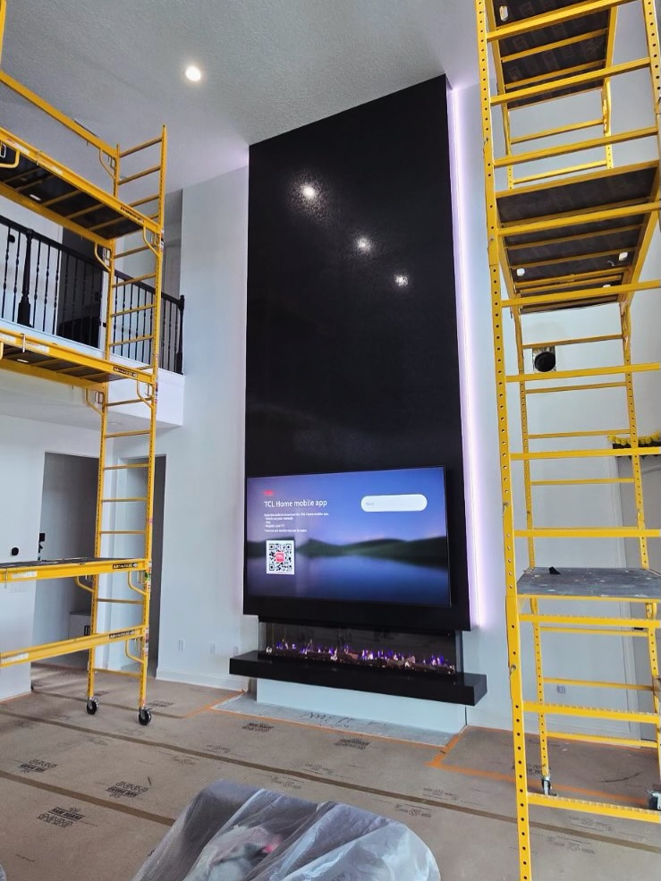 TV Entertainment Centers project by AVP Construction JAX