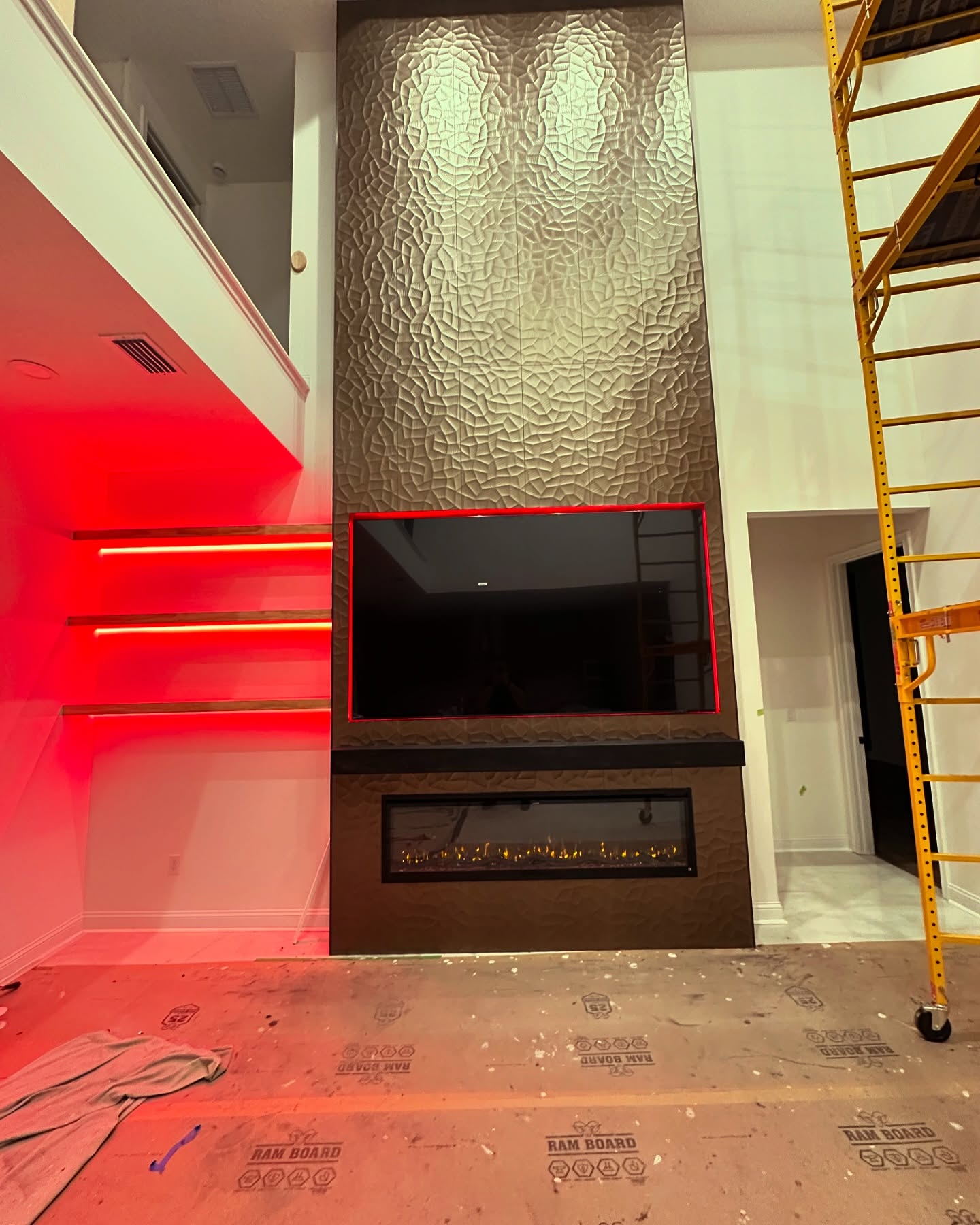 TV Entertainment Centers project by AVP Construction JAX